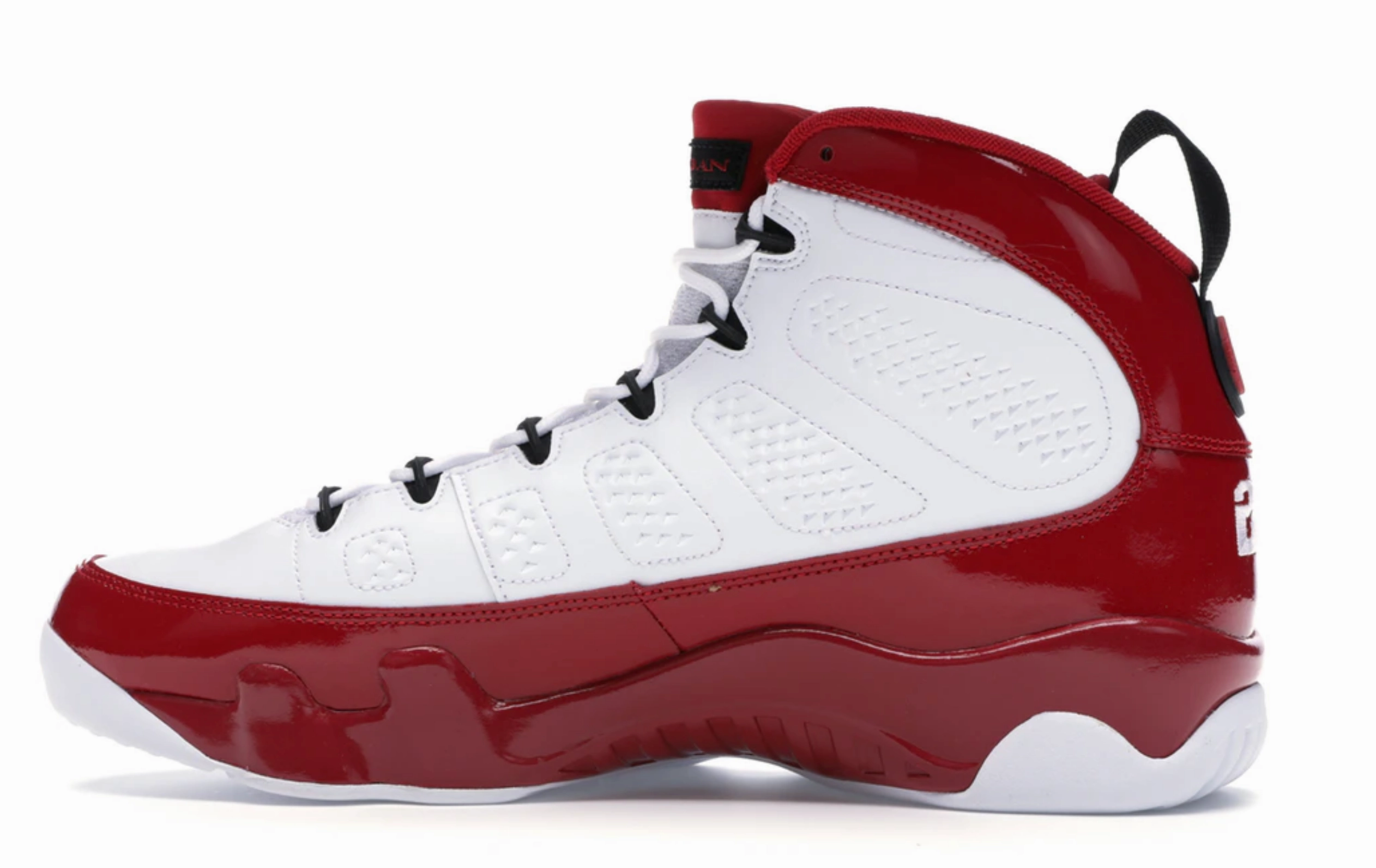 Air Jordan Retro 9 White Gym Red