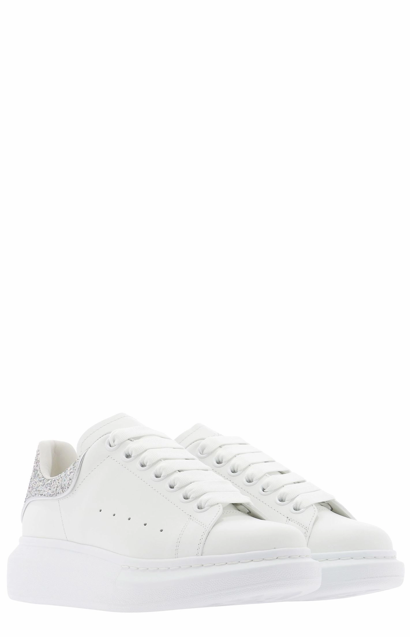 Alexander McQueen Oversized Glitter Sneakers