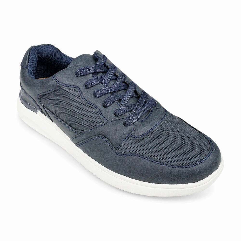 Bata Comfit Men's SILVER Casual Lace-Up Sneaker