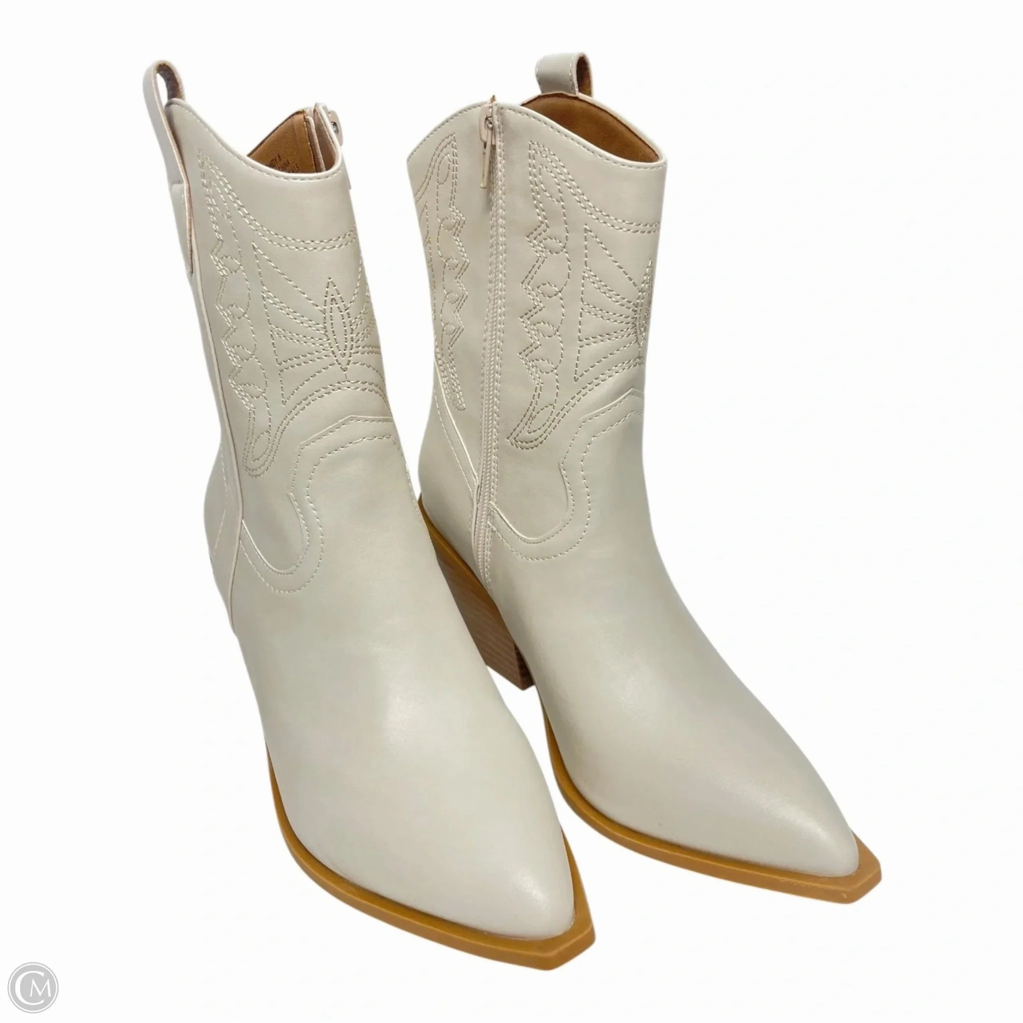Boots Western By Corkys In Ivory, Size: 8