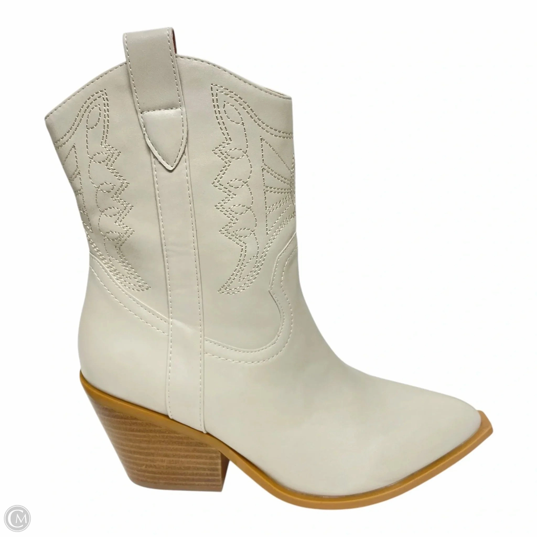 Boots Western By Corkys In Ivory, Size: 8