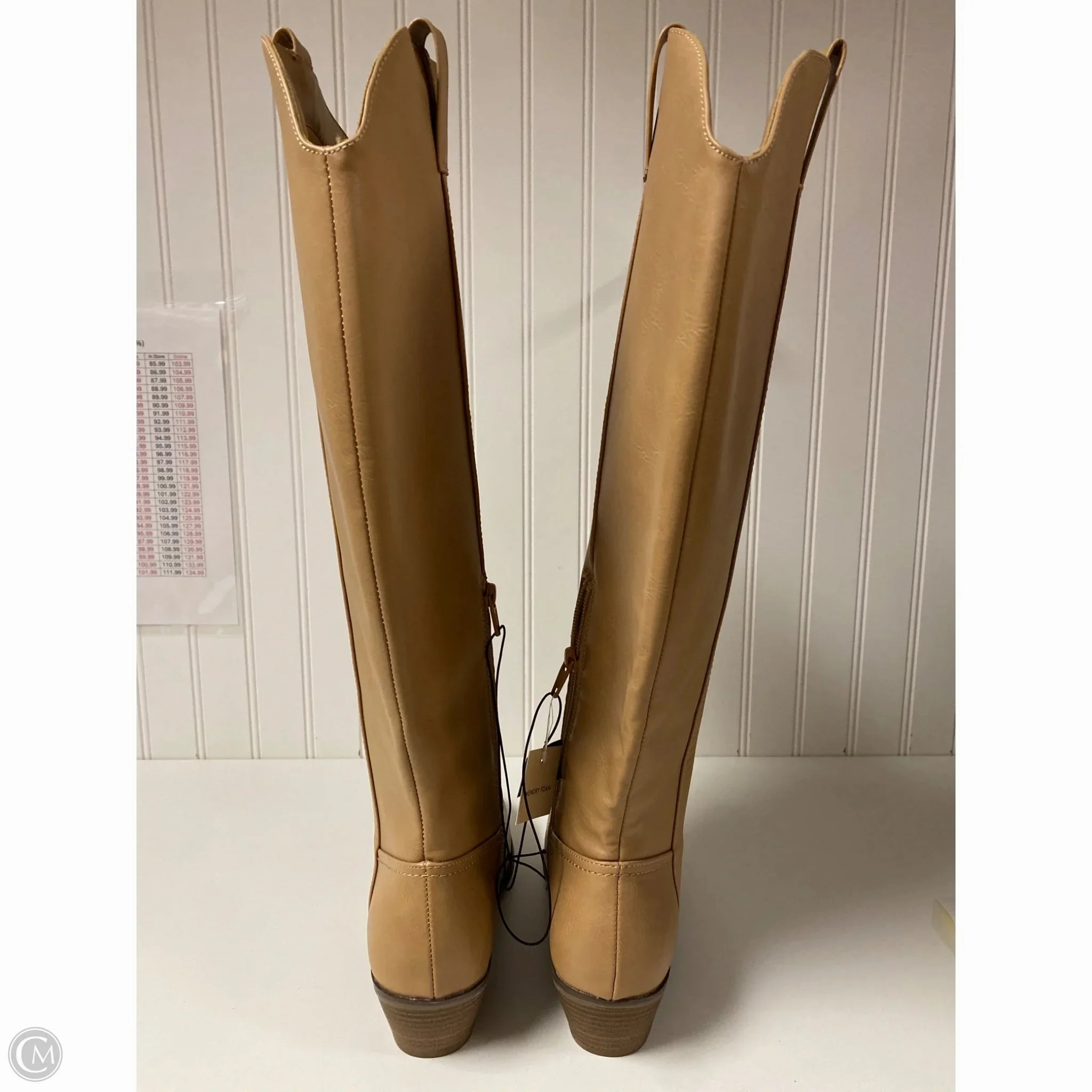 Boots Western By Universal Thread In Tan, Size: 9.5