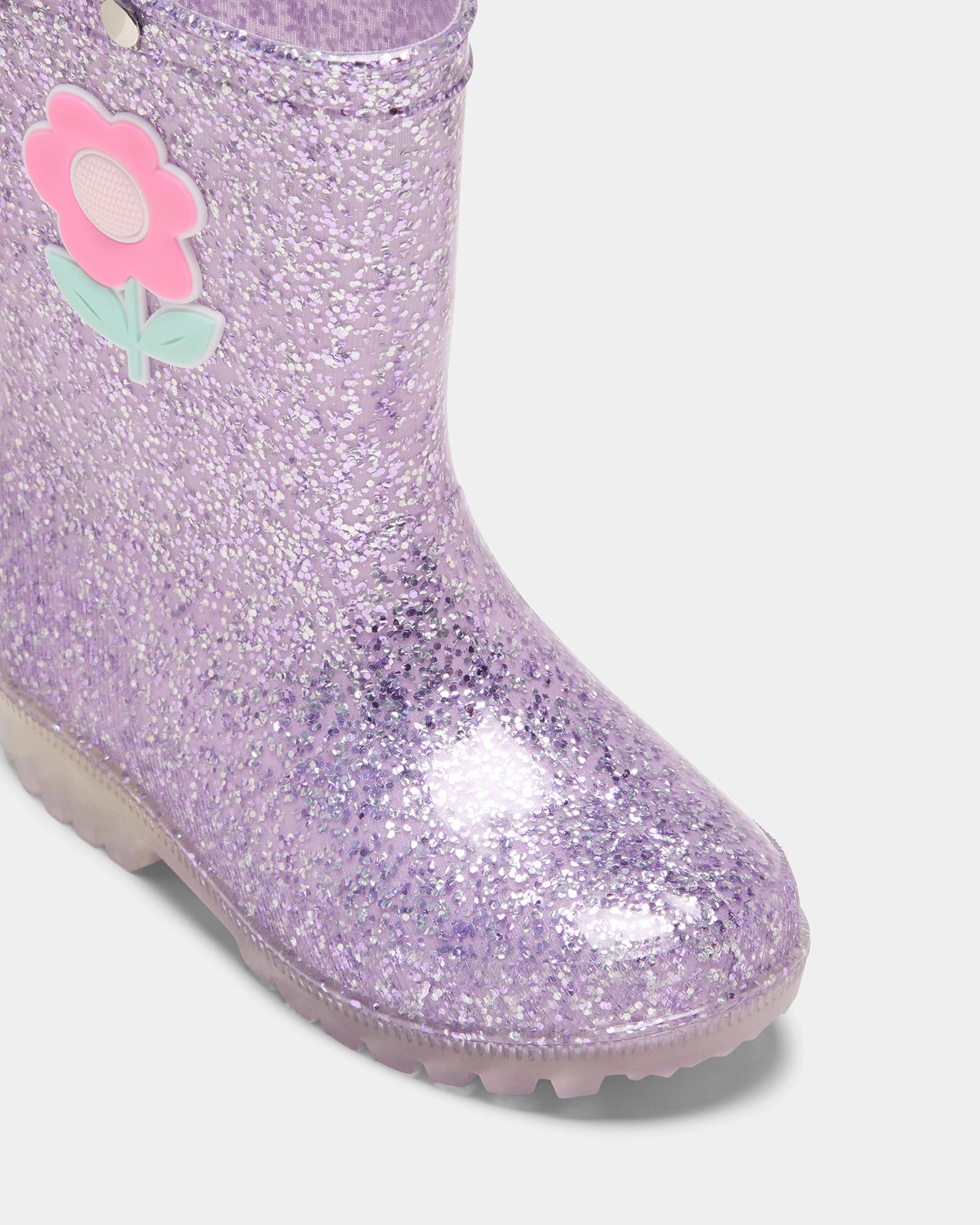 Calli Bloom Gumboot Lilac