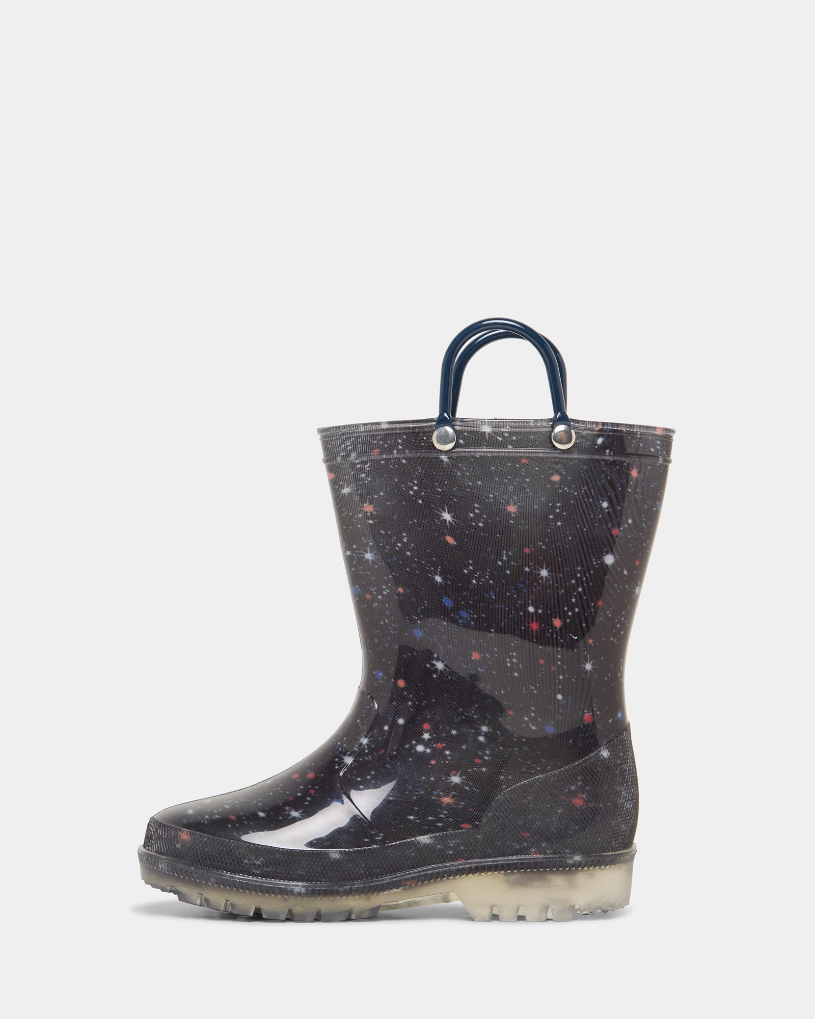 Charlie Galaxy Gumboot Black Multi