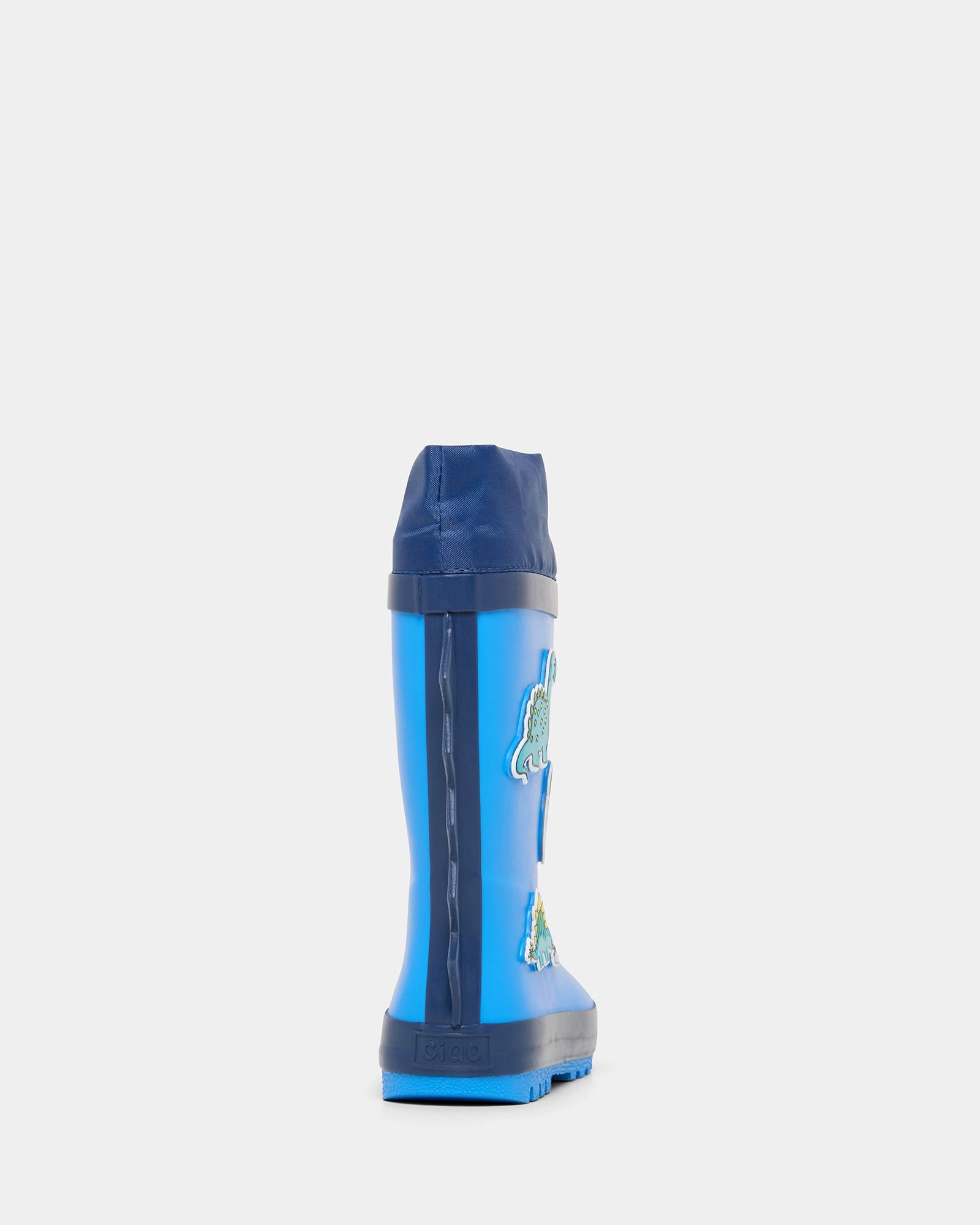 Dino Egg Gumboot Blue/Navy