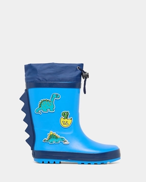 Dino Egg Gumboot Blue/Navy