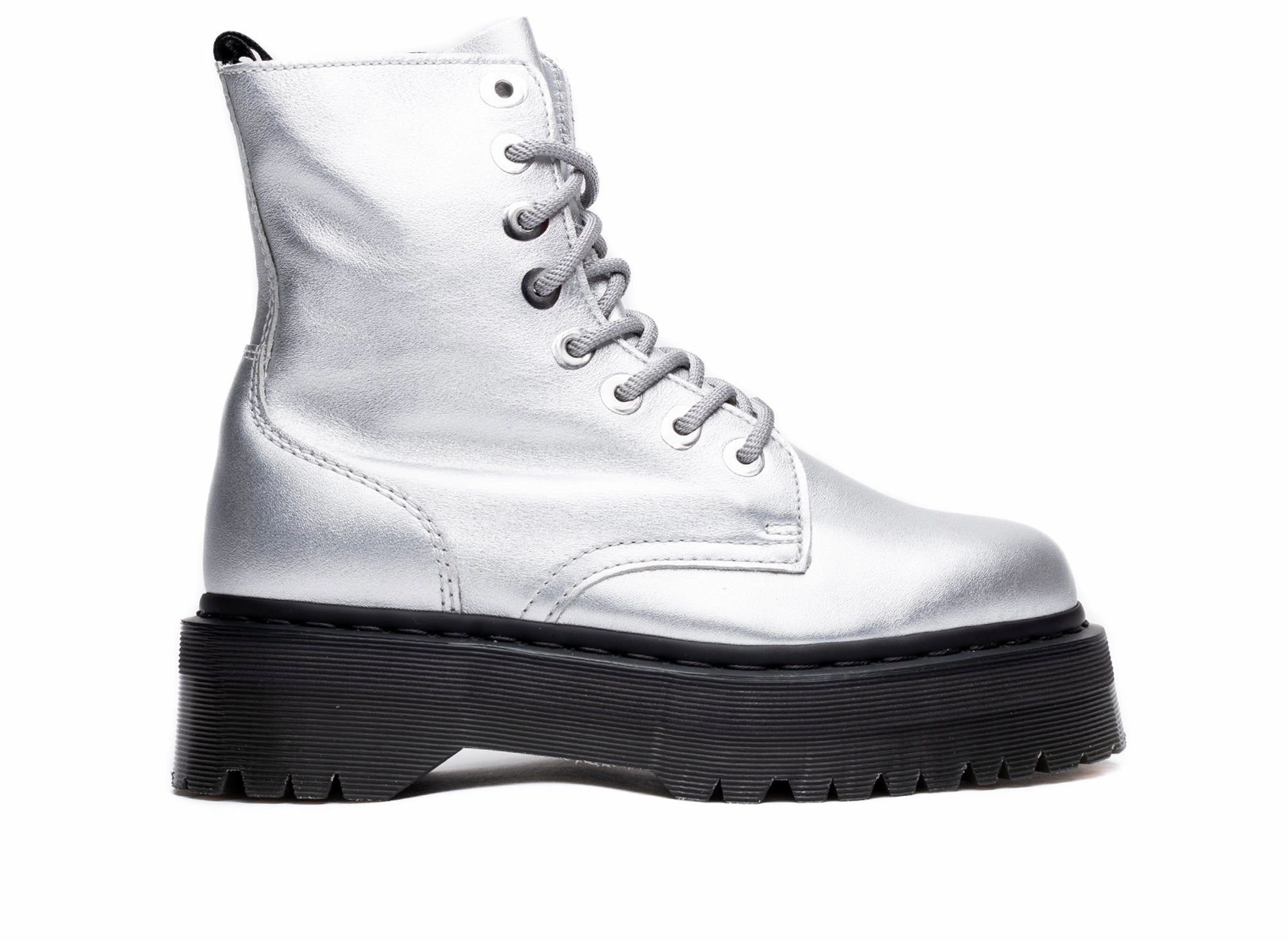 Dr. Martens Jadon Metallic Leather Platform Boots