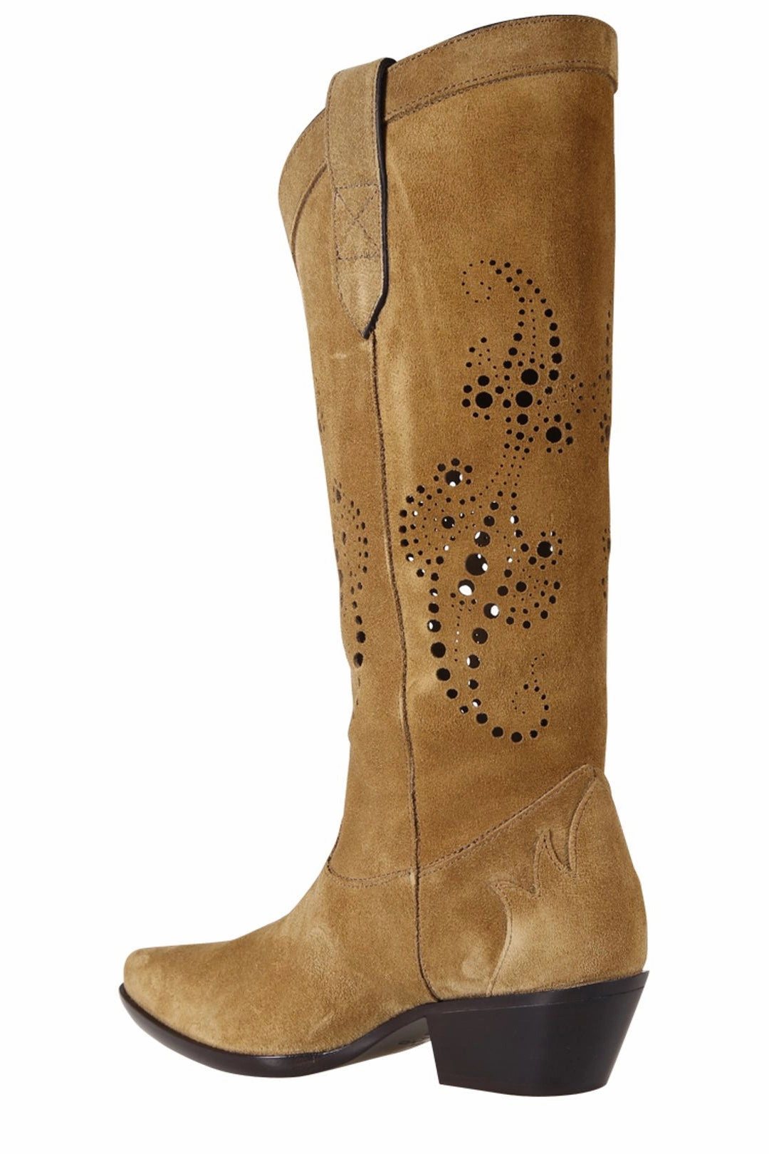 Etro Perforated Detail Cowboy Boots