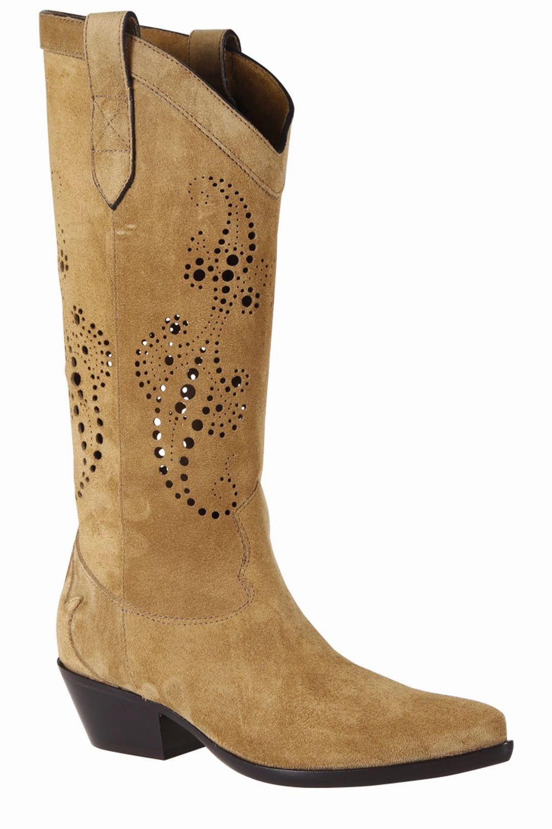 Etro Perforated Detail Cowboy Boots
