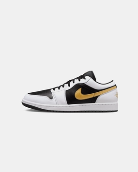 Jordan Air Jordan 1 Low Gold Swoosh White/Metallic