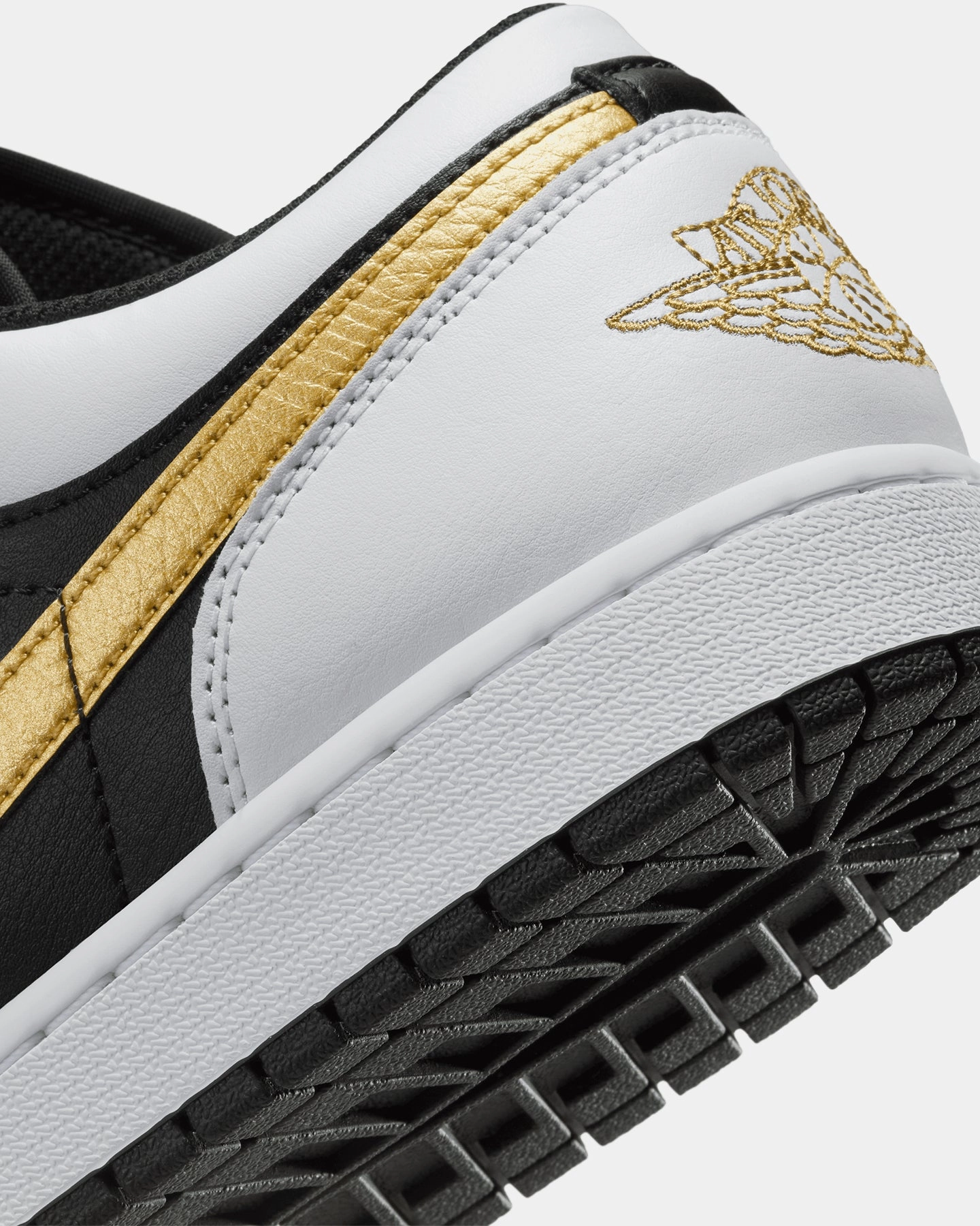 Jordan Air Jordan 1 Low Gold Swoosh White/Metallic