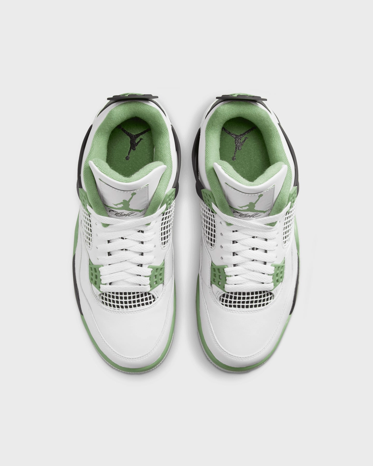 Jordan Women's Air Jordan 4 Retro Seafoam White/Oil Green