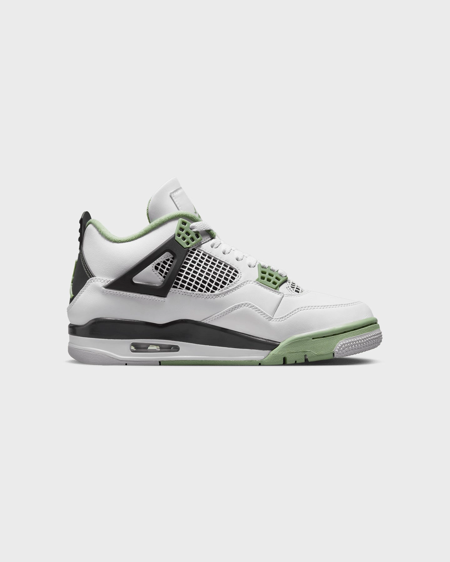 Jordan Women's Air Jordan 4 Retro Seafoam White/Oil Green