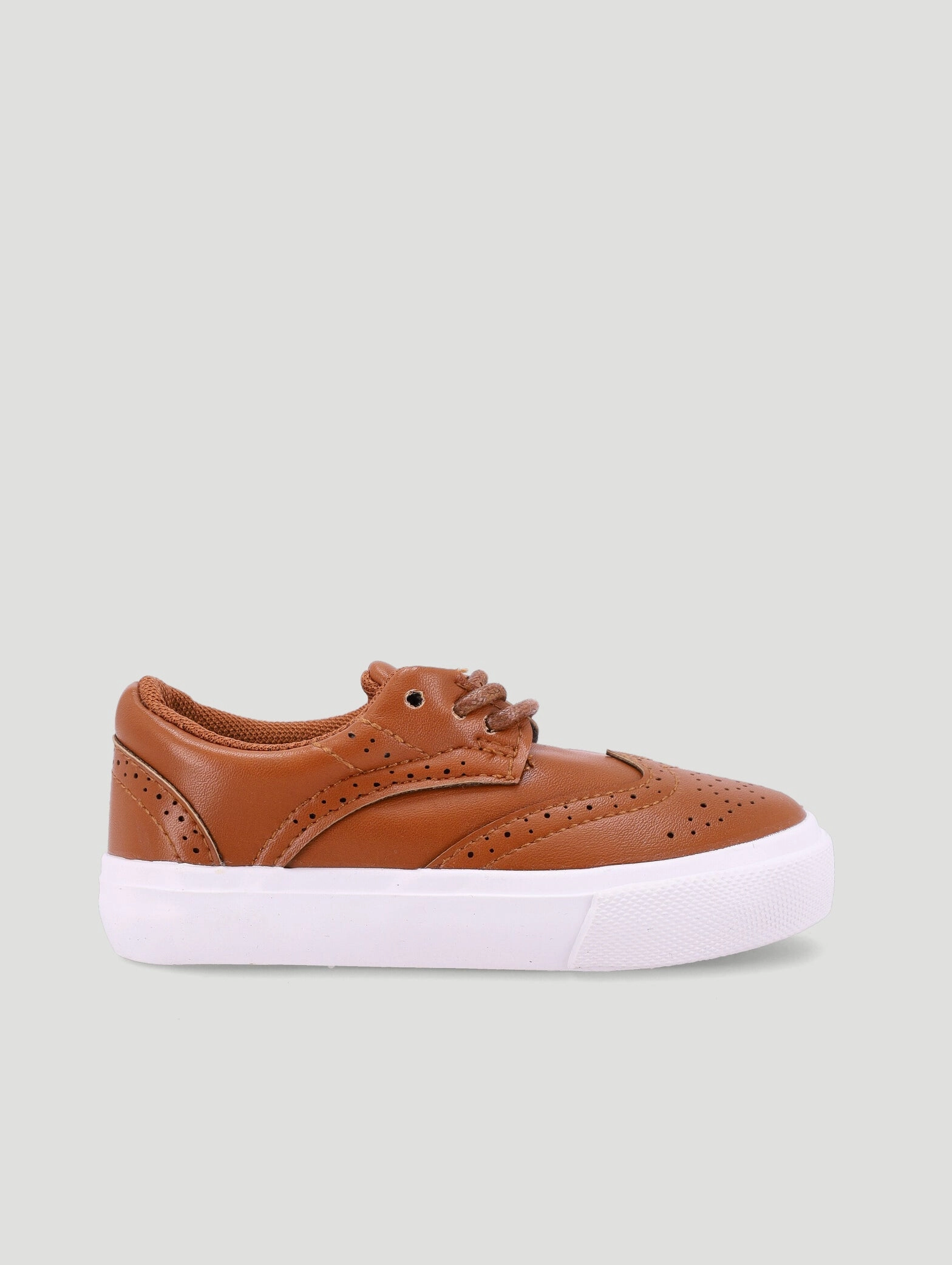 Keedo Boys Tan Brogue Smart Lace Up Occasion Shoe