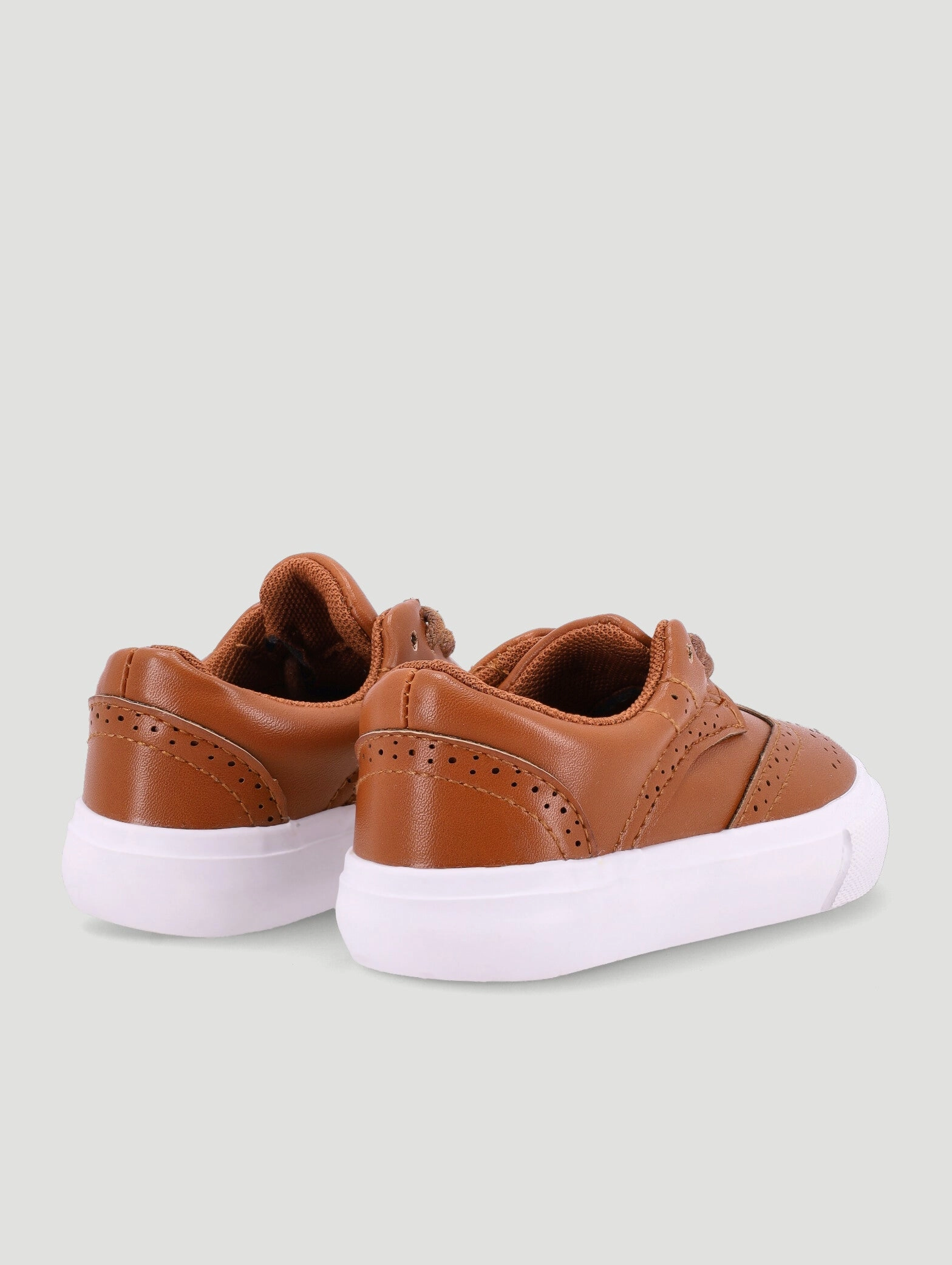 Keedo Boys Tan Brogue Smart Lace Up Occasion Shoe