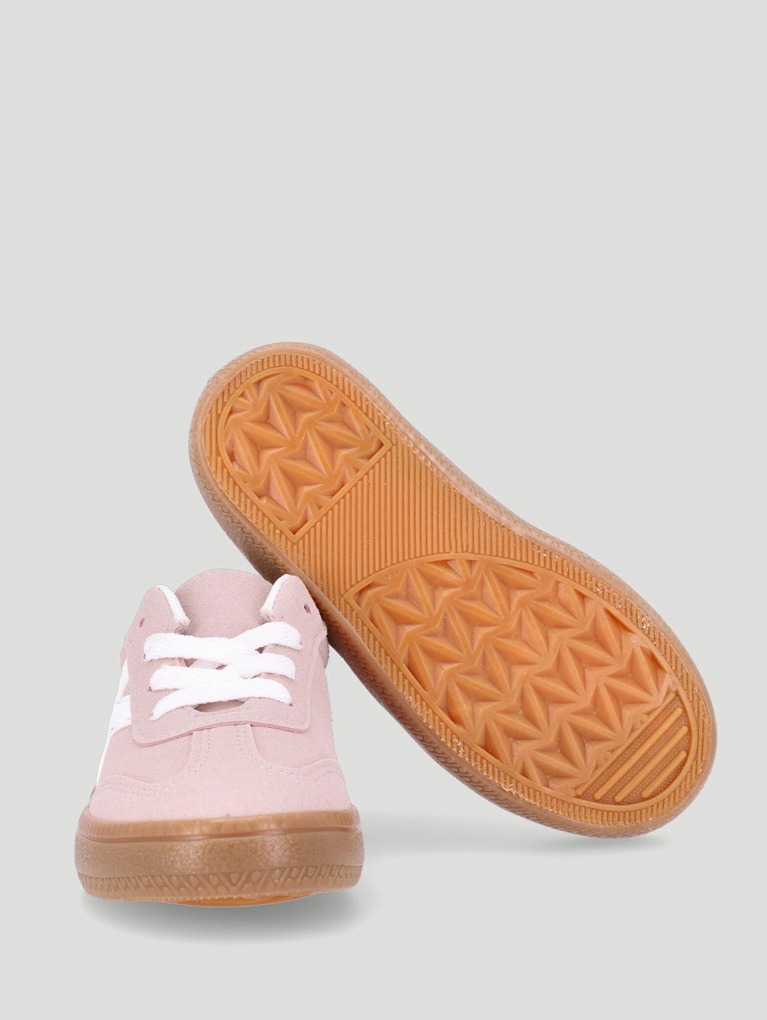 Keedo Girls Suede Skate Sneaker - Blush