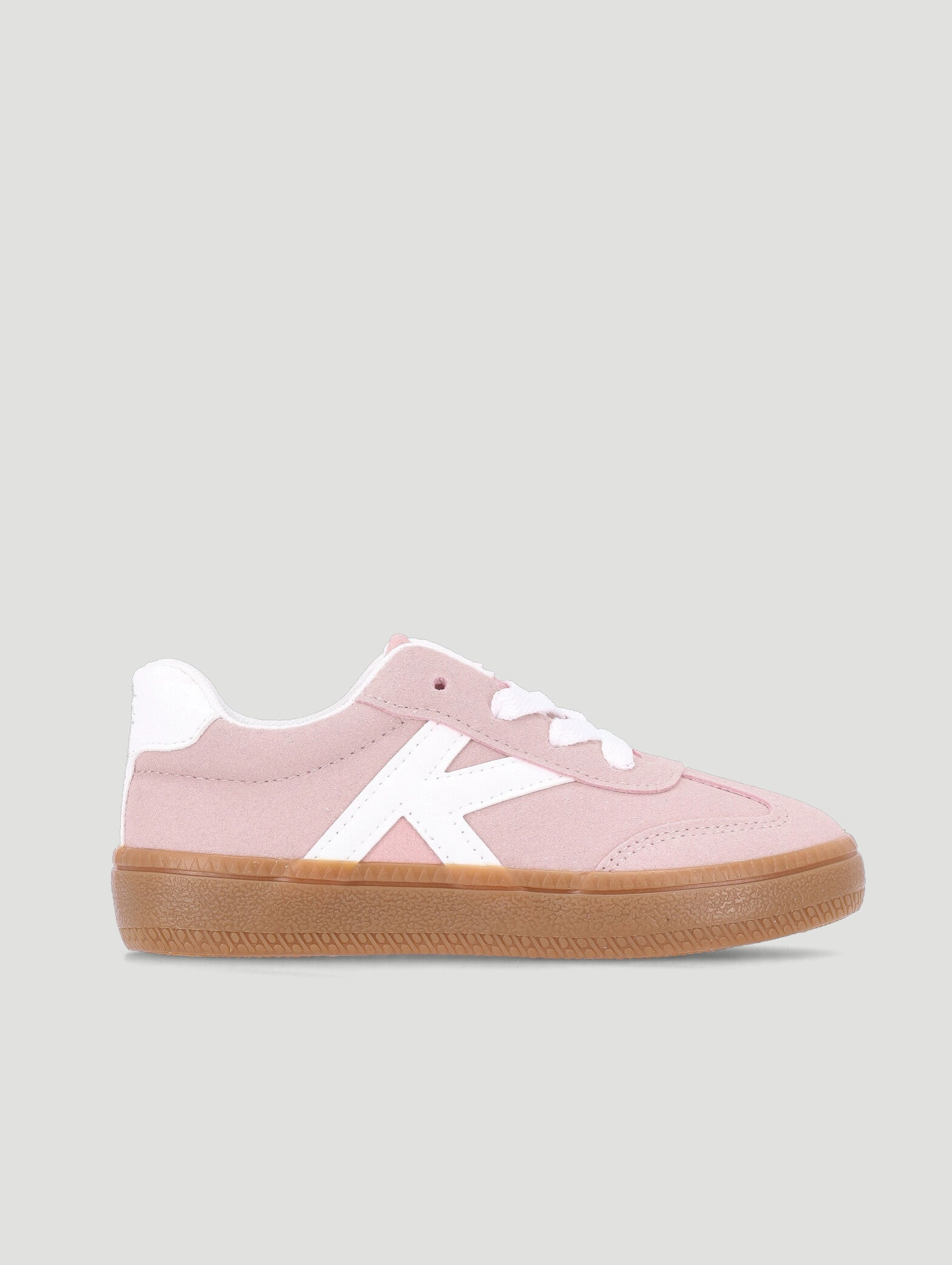 Keedo Girls Suede Skate Sneaker - Blush
