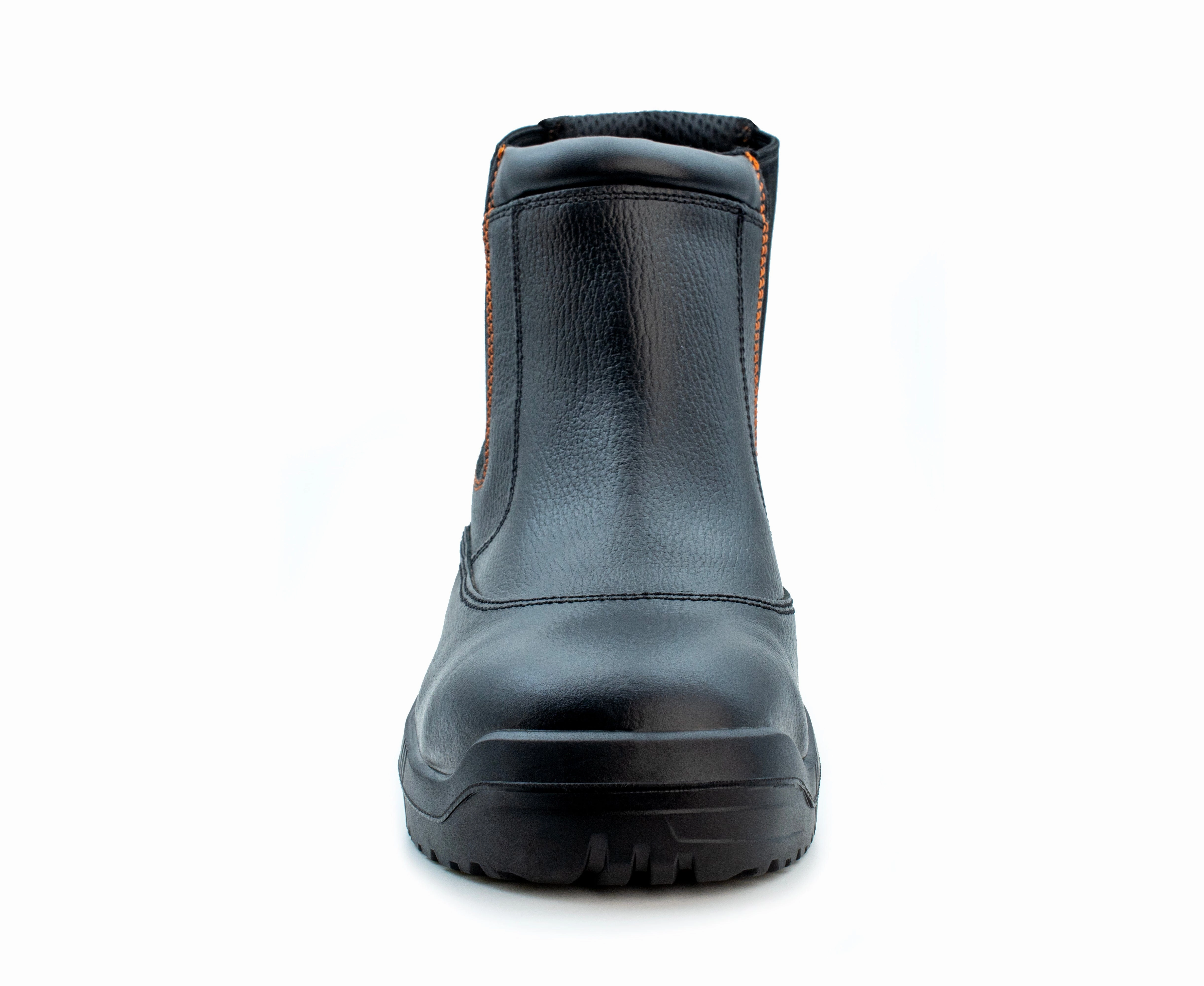 King's Black Chelsea Boots Back Pull Up Mid Cut Safety Shoes | Model : KWD106 (Replace KWD706)