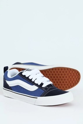 Knu Skool Chunky Lace Up Sneaker - Navy/White