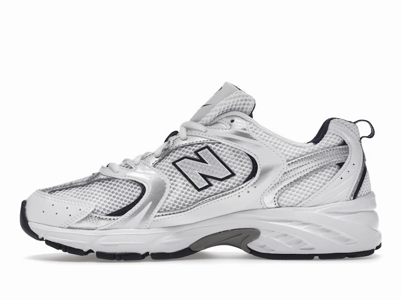 New Balance 530 White Silver Navy