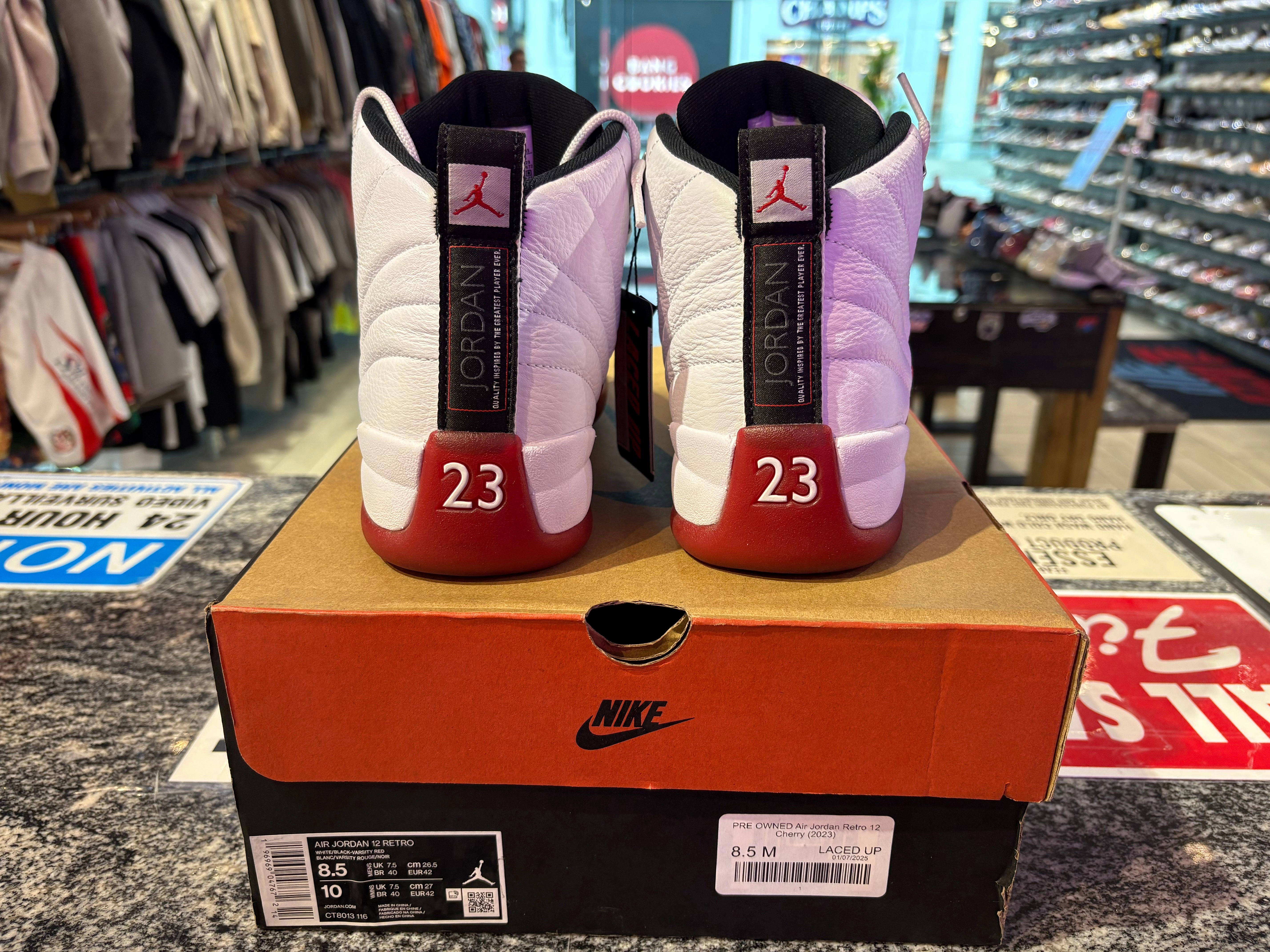 PRE OWNED Air Jordan Retro 12 Cherry (2023)