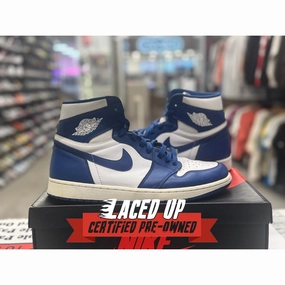 PRE OWNED Air Jordan Retro 1  OG Storm Blue