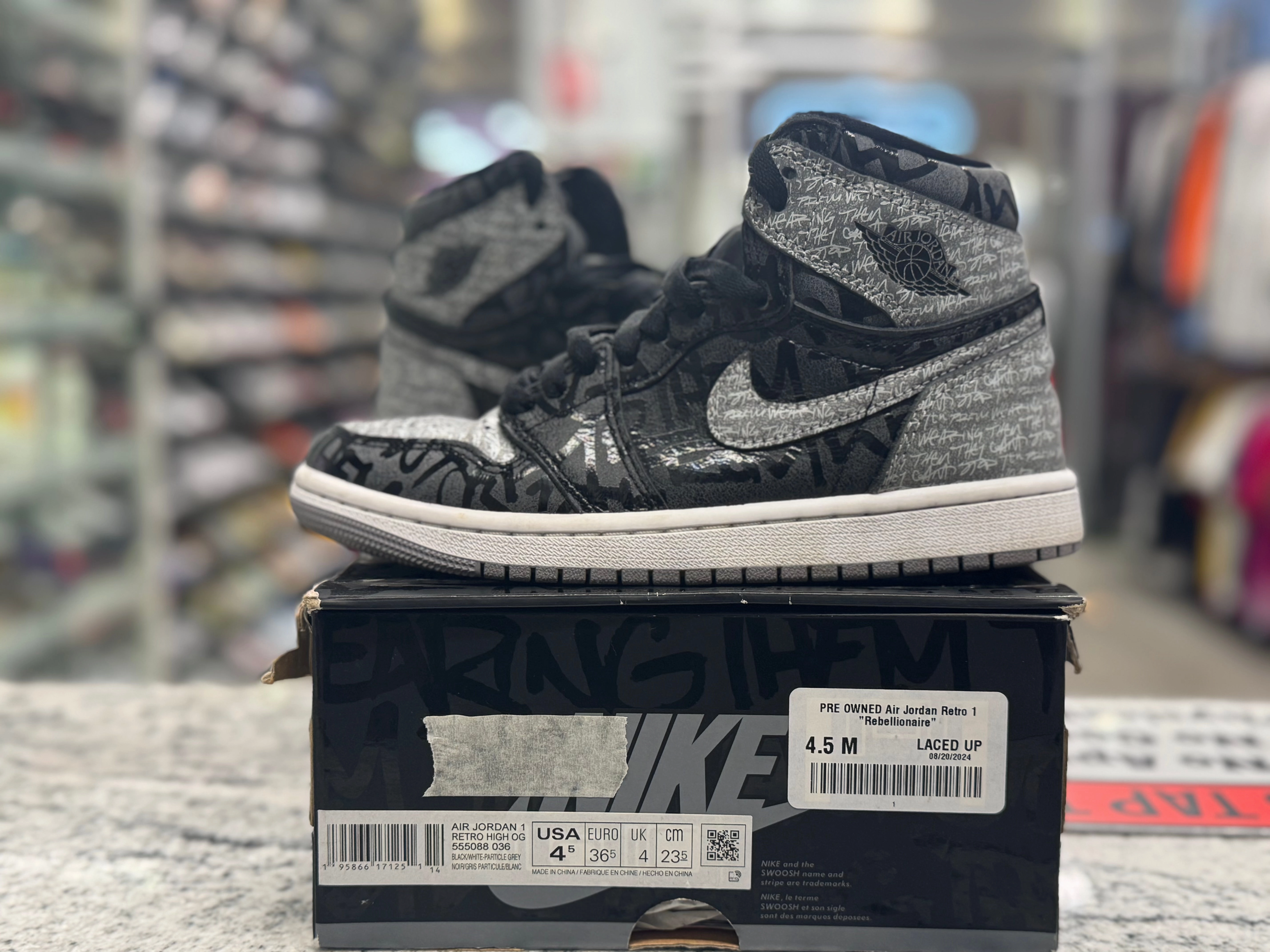 PRE OWNED Air Jordan Retro 1 Rebellionaire