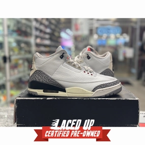 PRE OWNED Air Jordan Retro 3 White Cement Reimagined