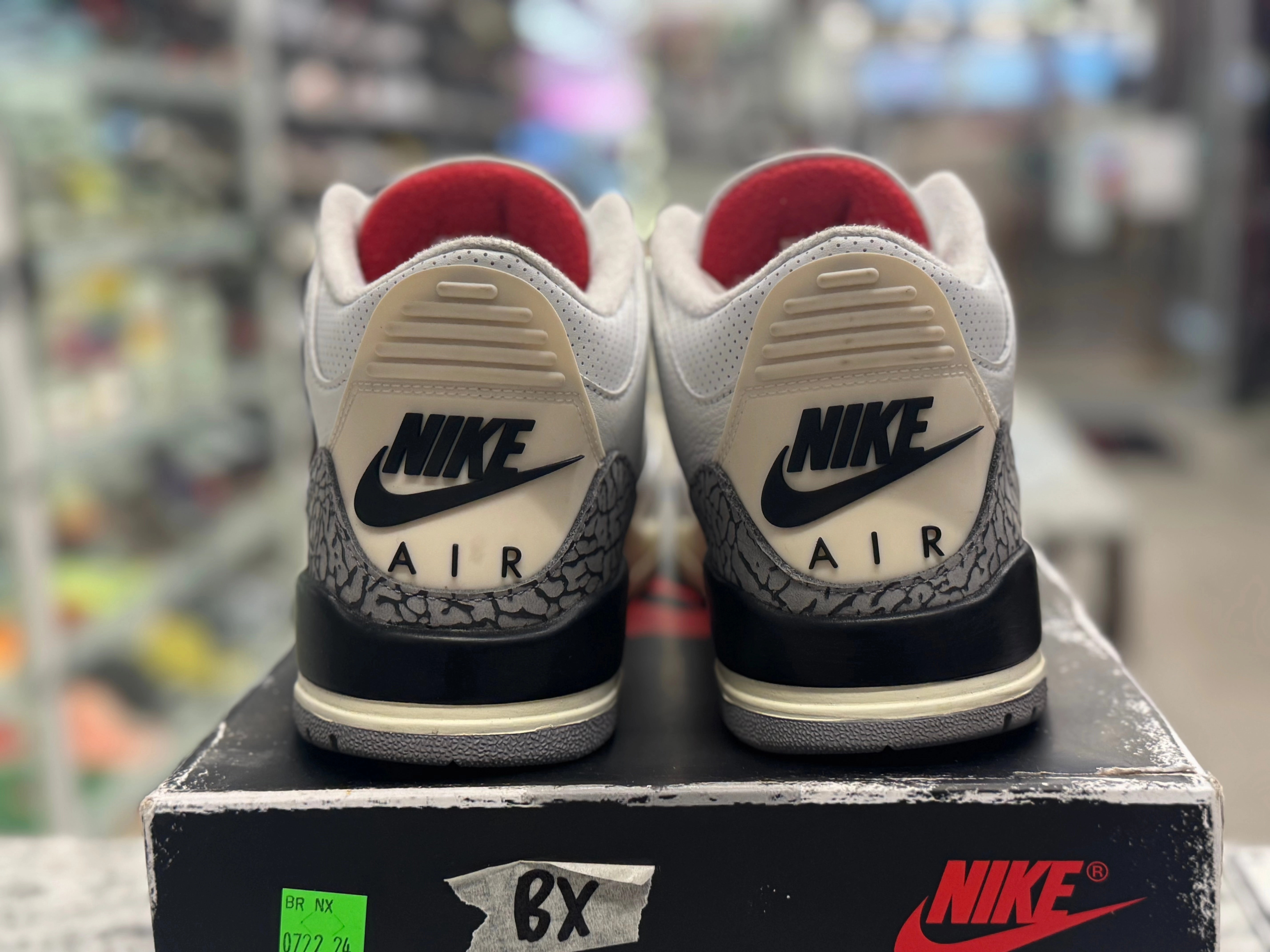 PRE OWNED Air Jordan Retro 3 White Cement Reimagined