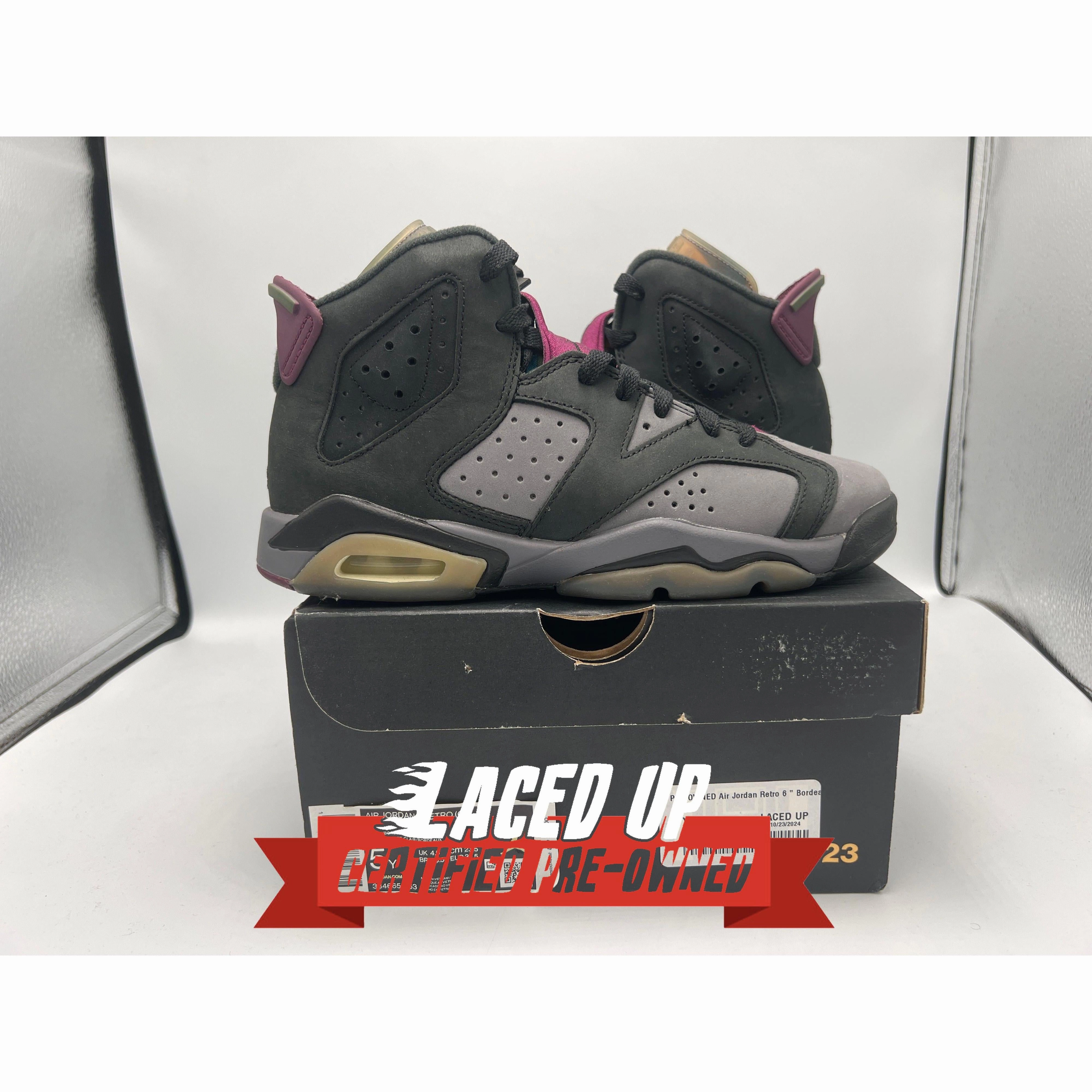 PRE OWNED Air Jordan Retro 6  Bordeaux (GS)