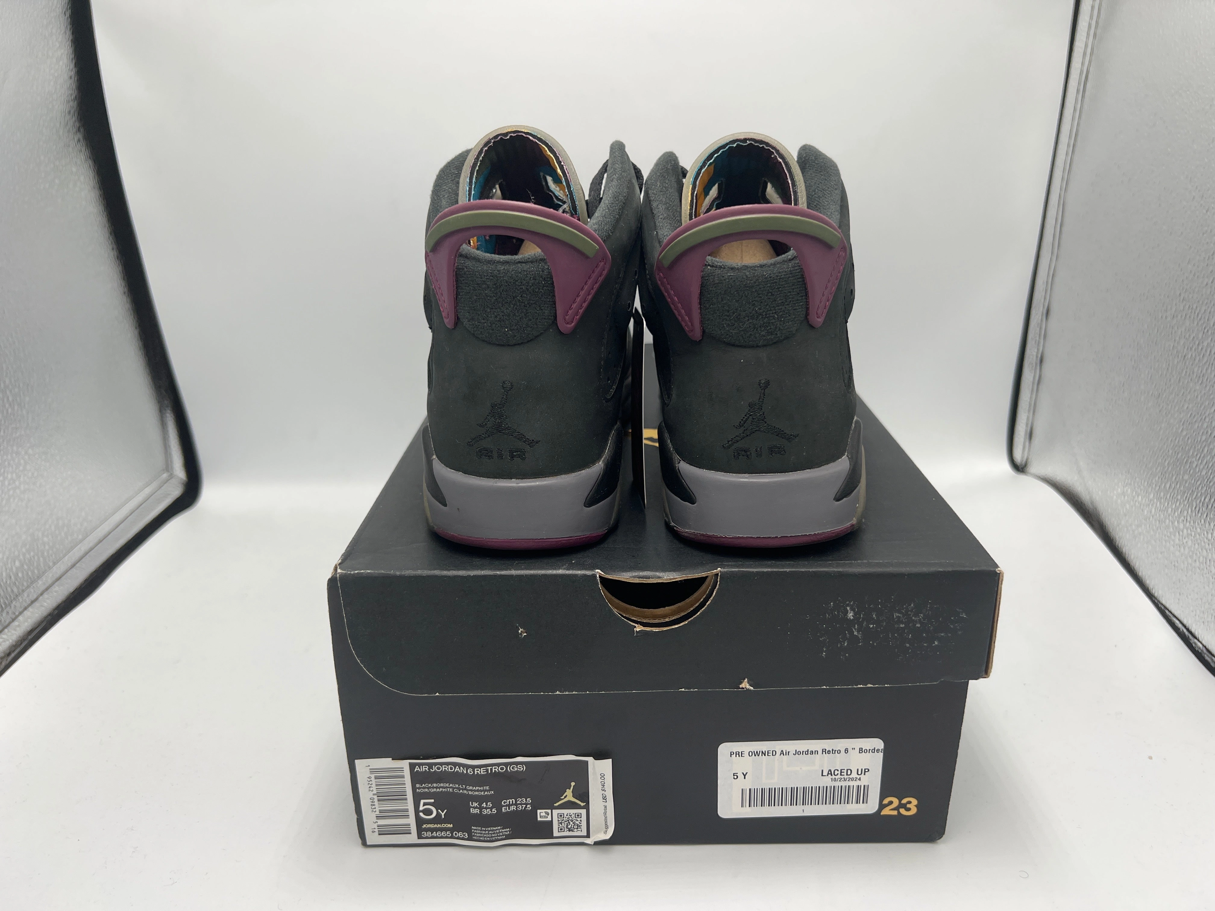 PRE OWNED Air Jordan Retro 6  Bordeaux (GS)
