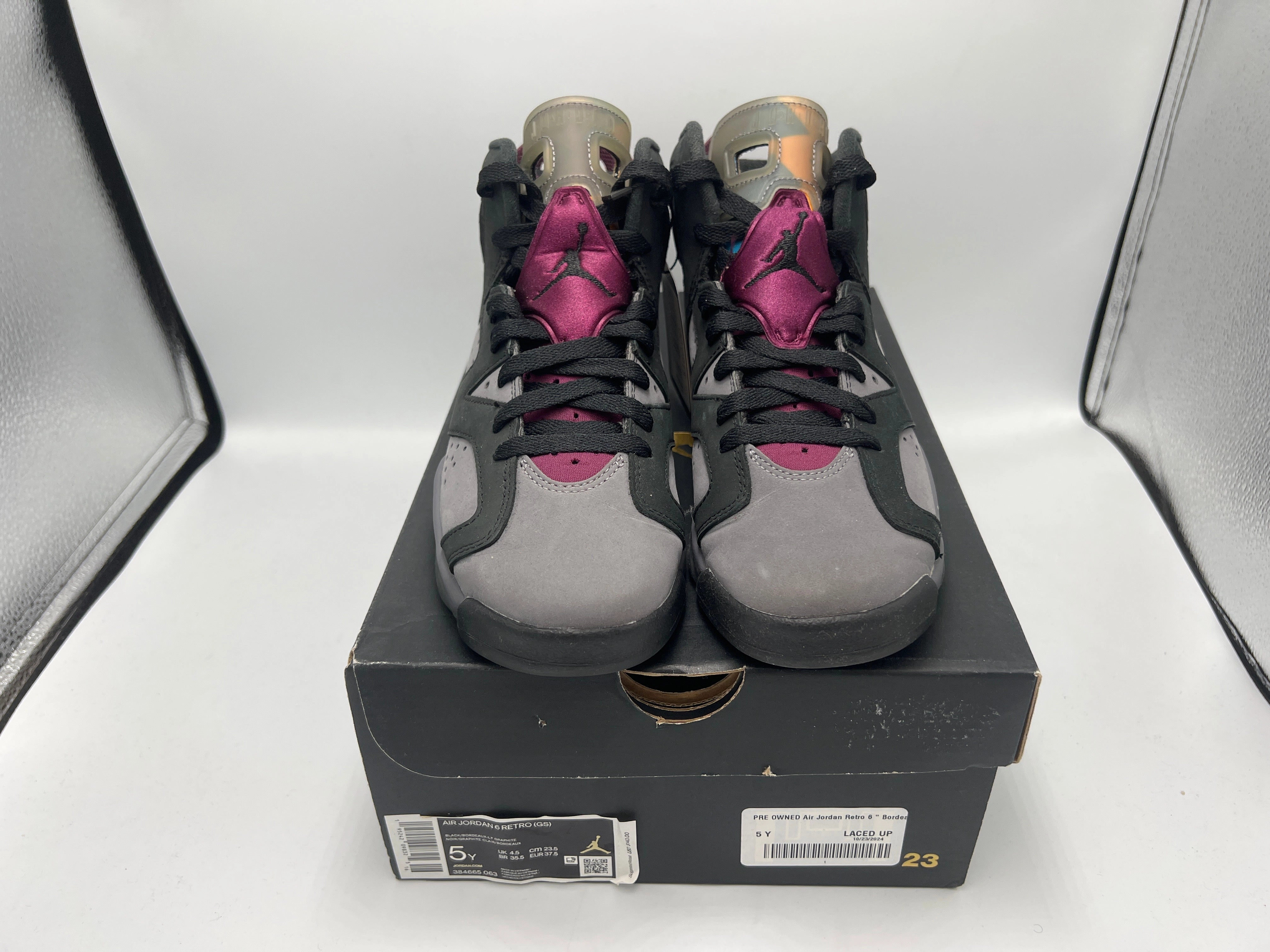 PRE OWNED Air Jordan Retro 6  Bordeaux (GS)