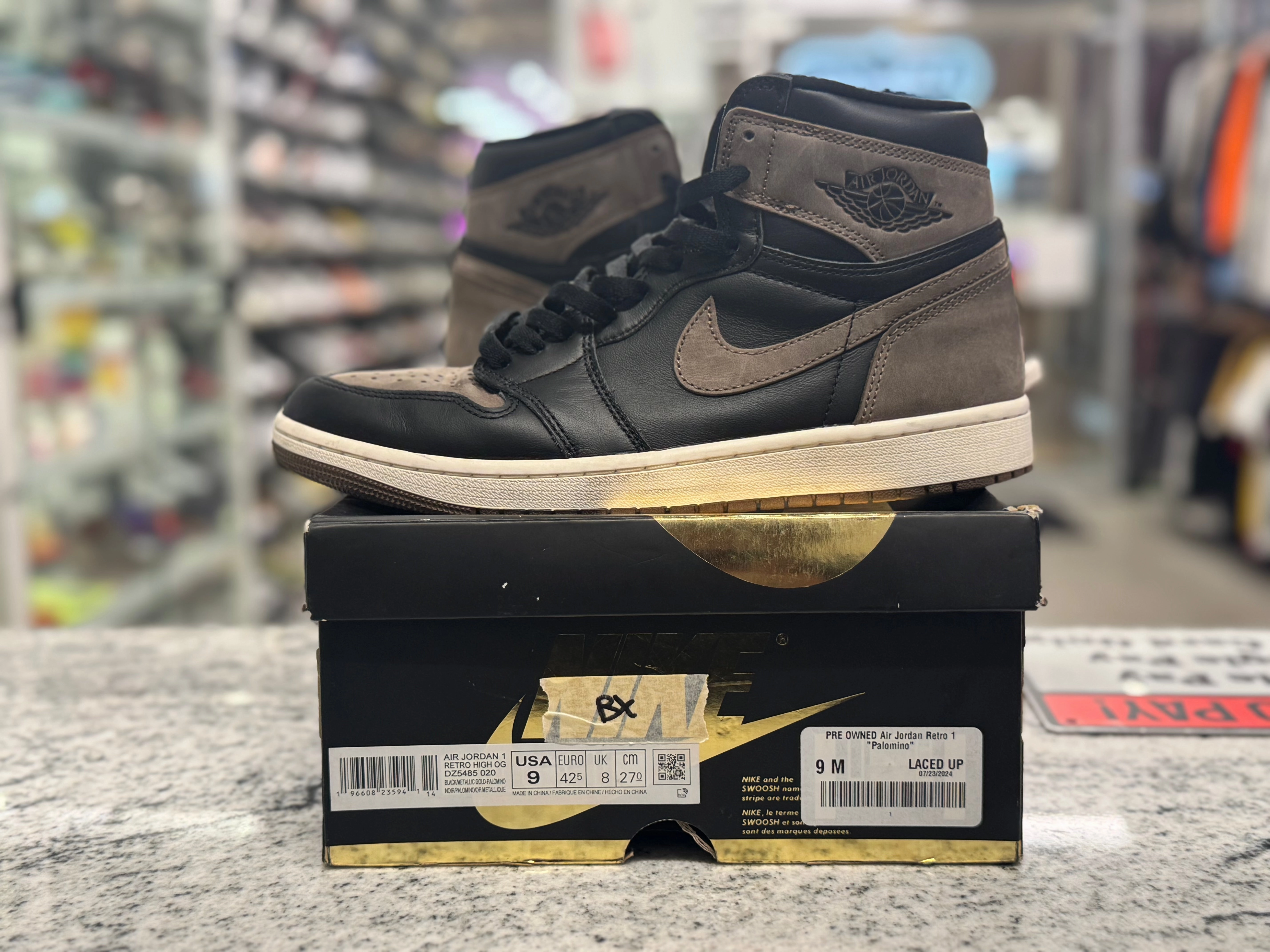 PRE OWNED Jordan 1 Retro High OG Palomino
