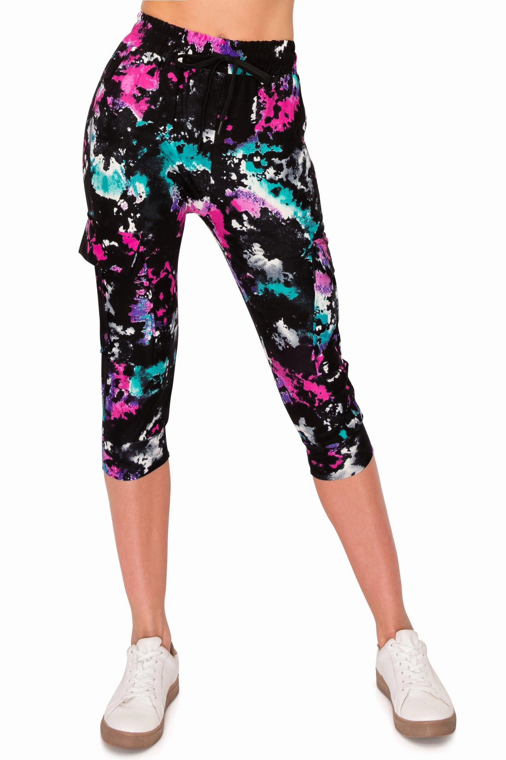 Print Design Capri Cargo Joggers