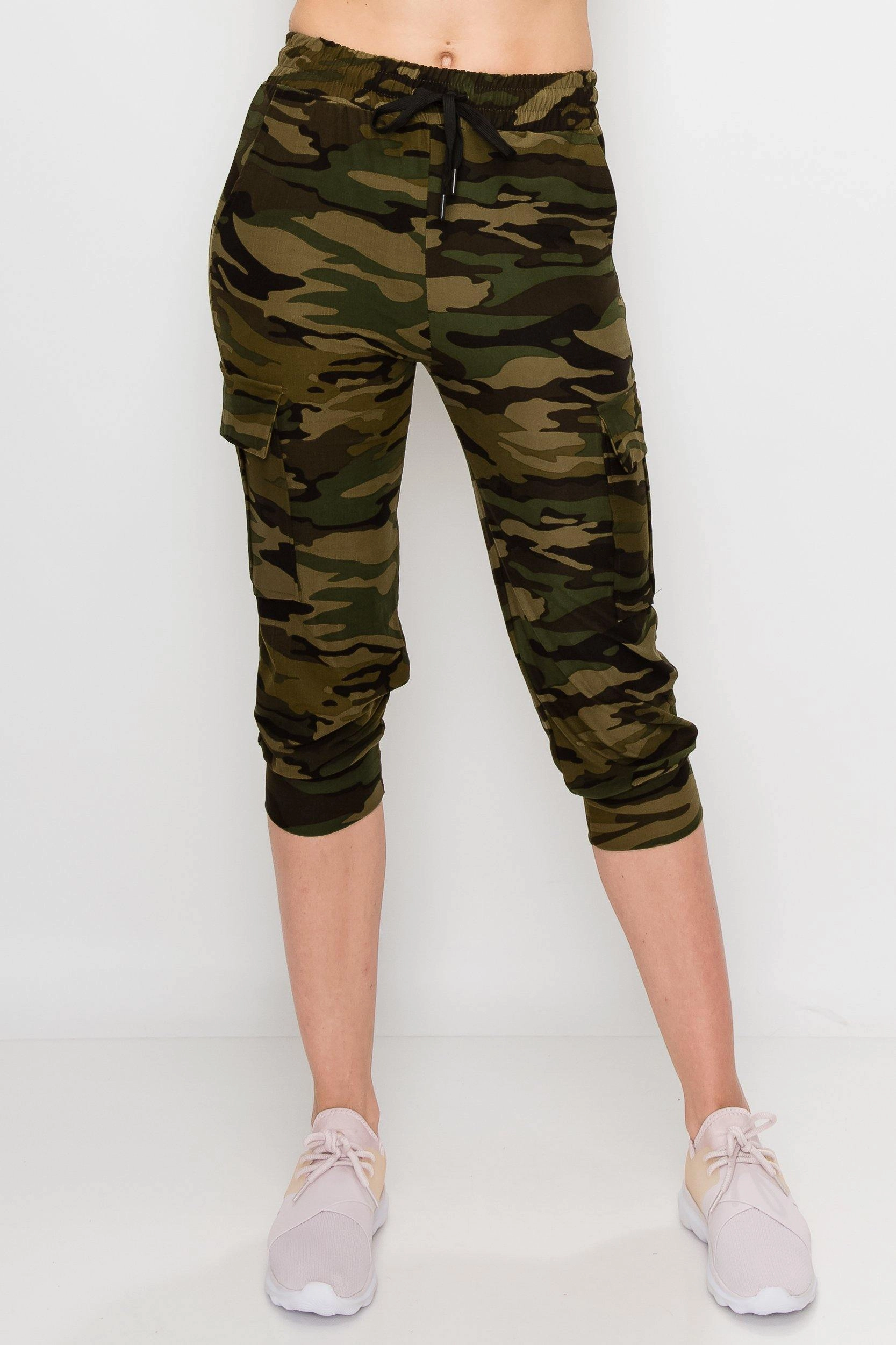 Print Design Capri Cargo Joggers