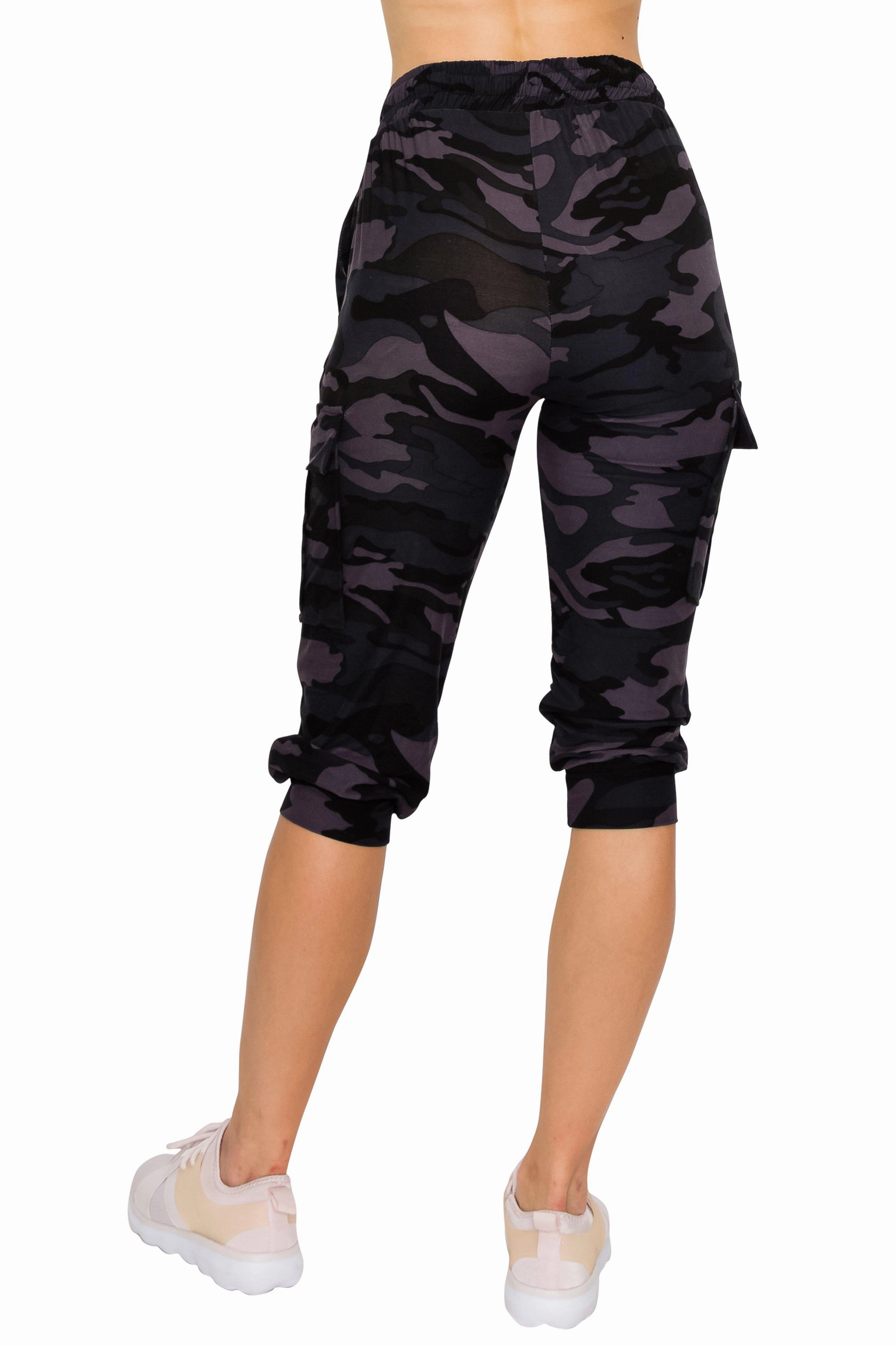 Print Design Capri Cargo Joggers