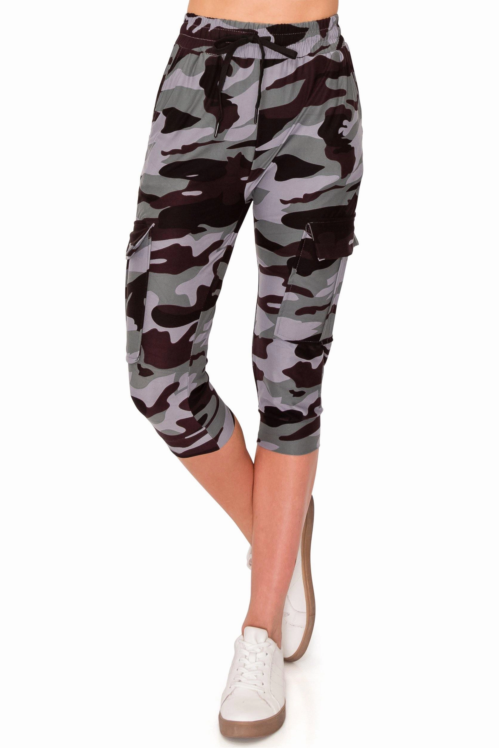 Print Design Capri Cargo Joggers