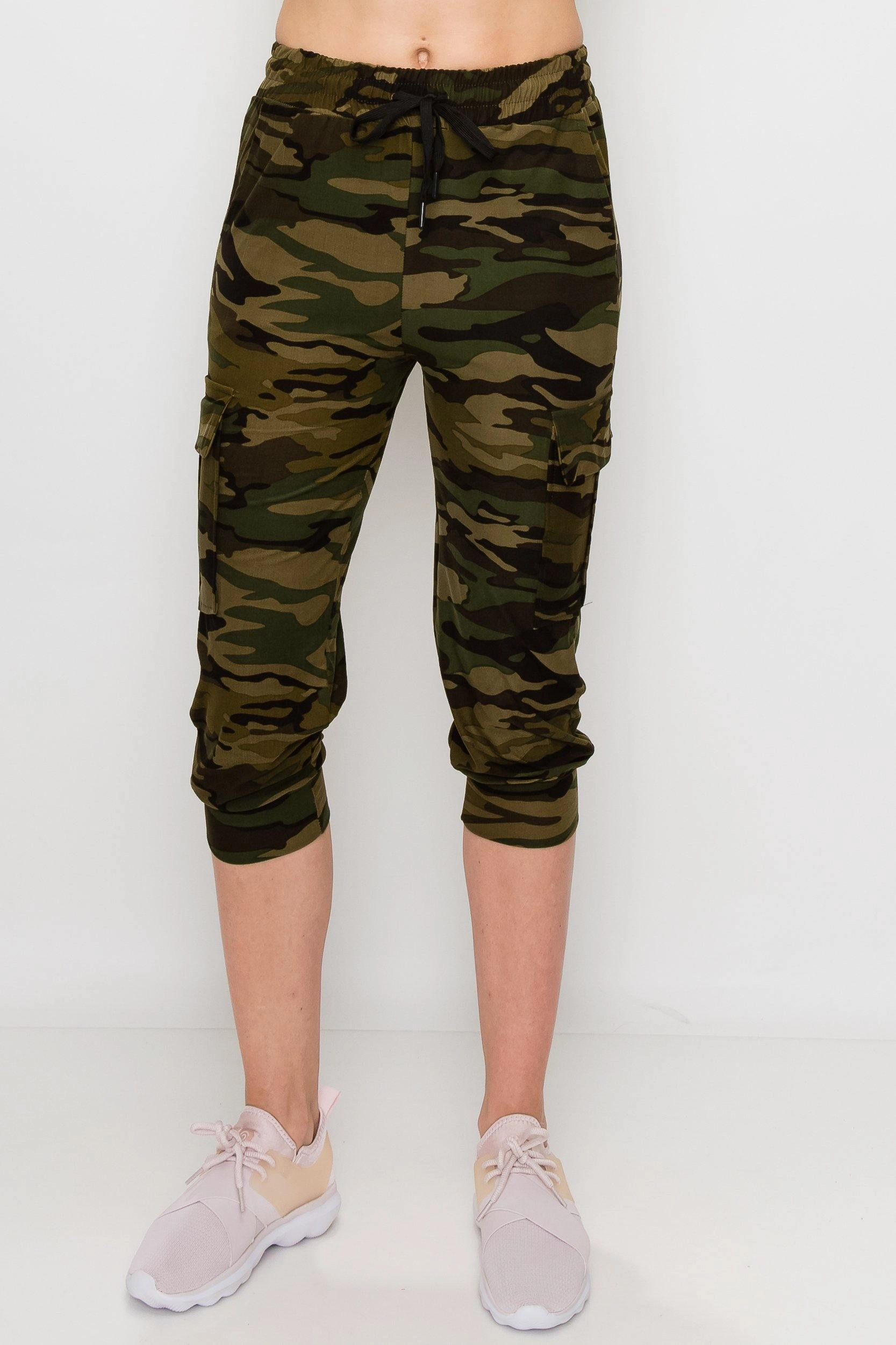 Print Design Capri Cargo Joggers