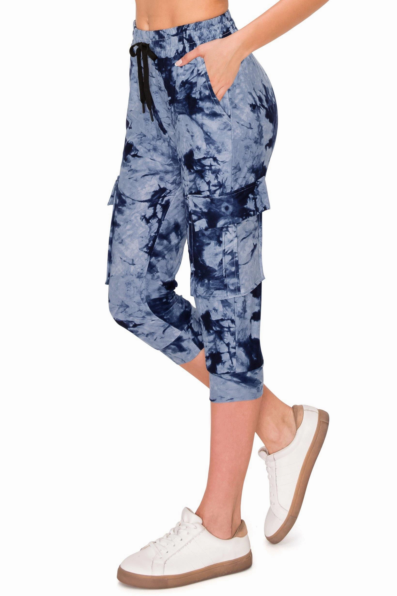 Print Design Capri Cargo Joggers