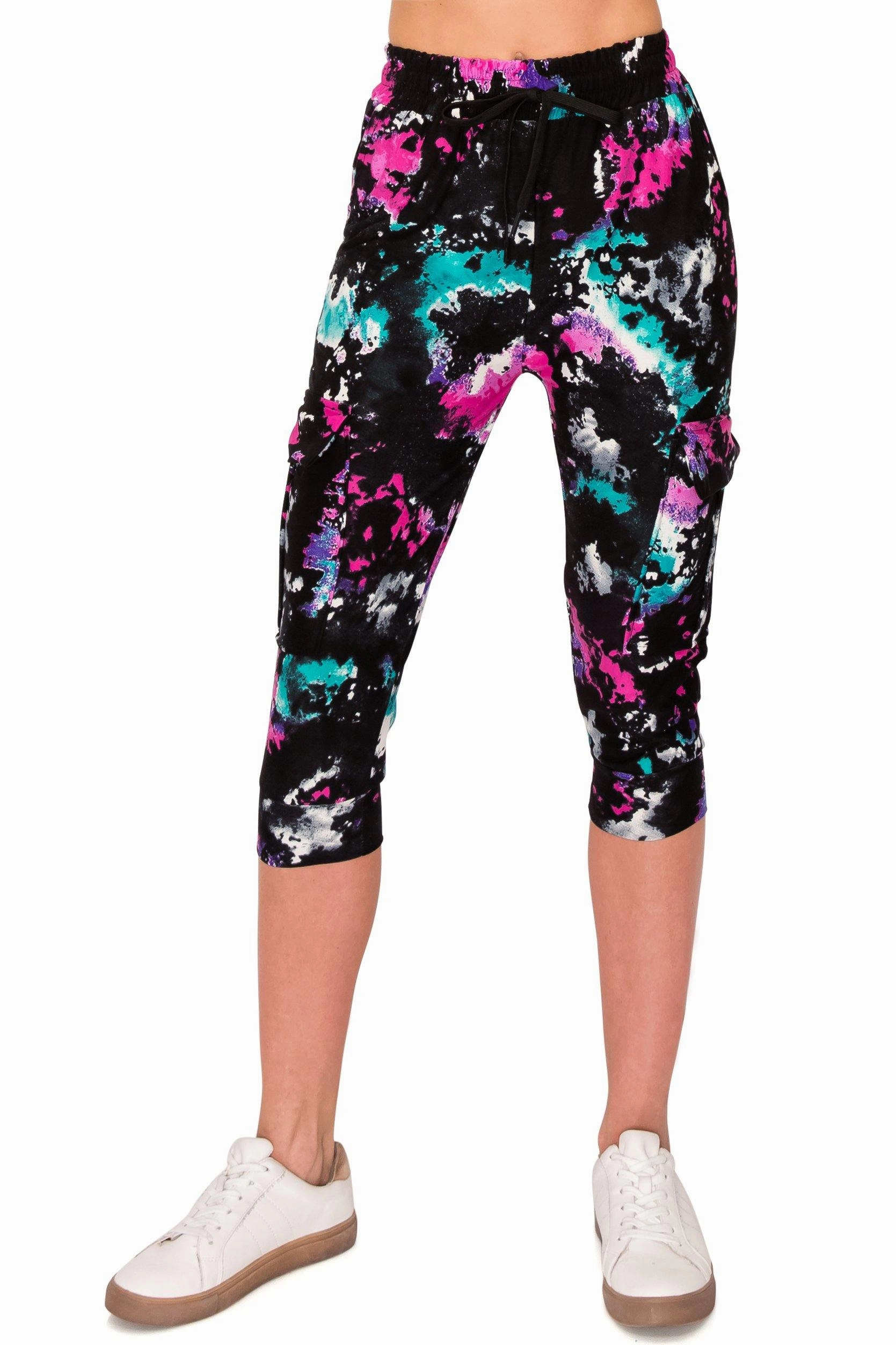 Print Design Capri Cargo Joggers
