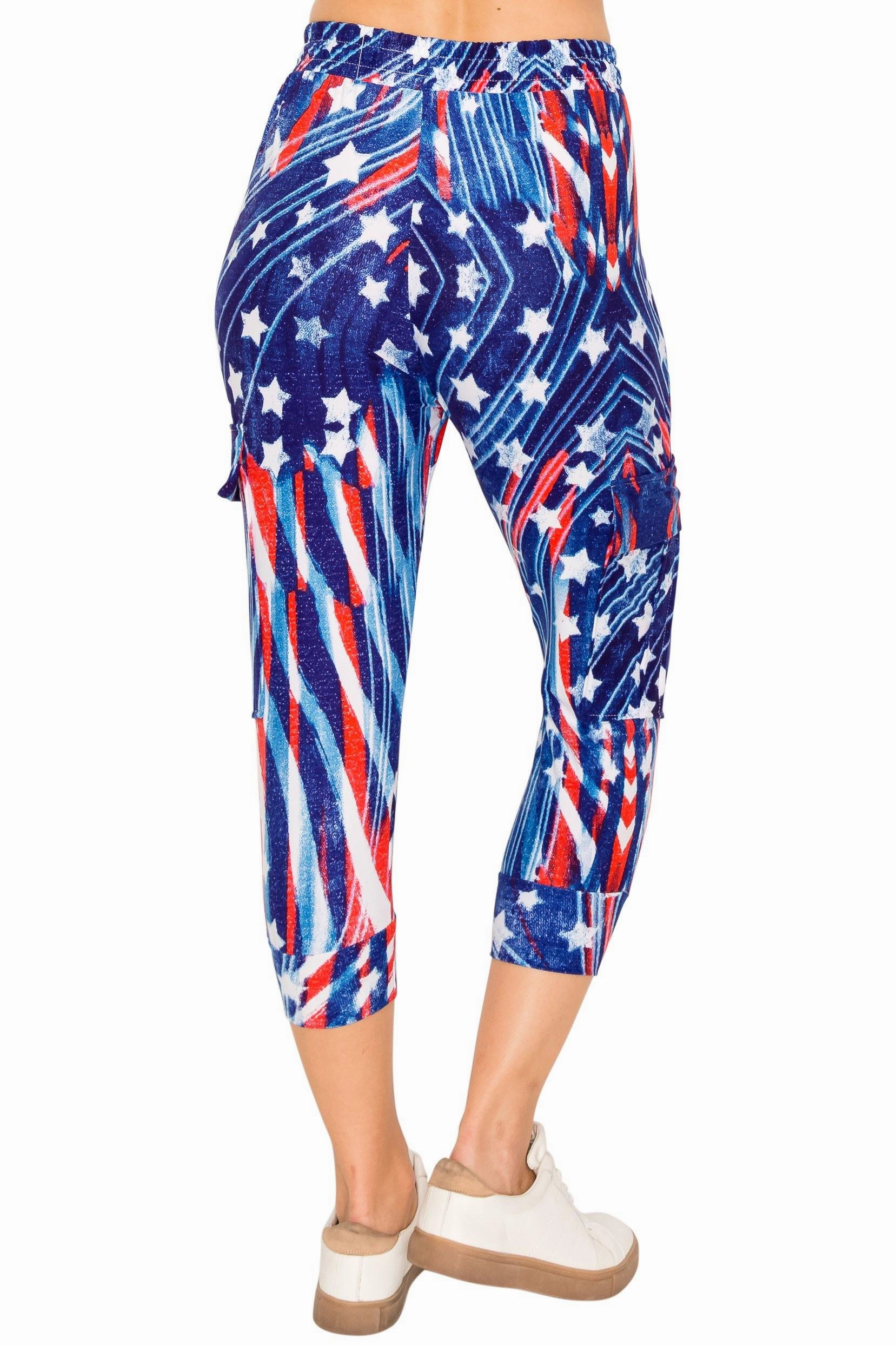 Print Design Capri Cargo Joggers