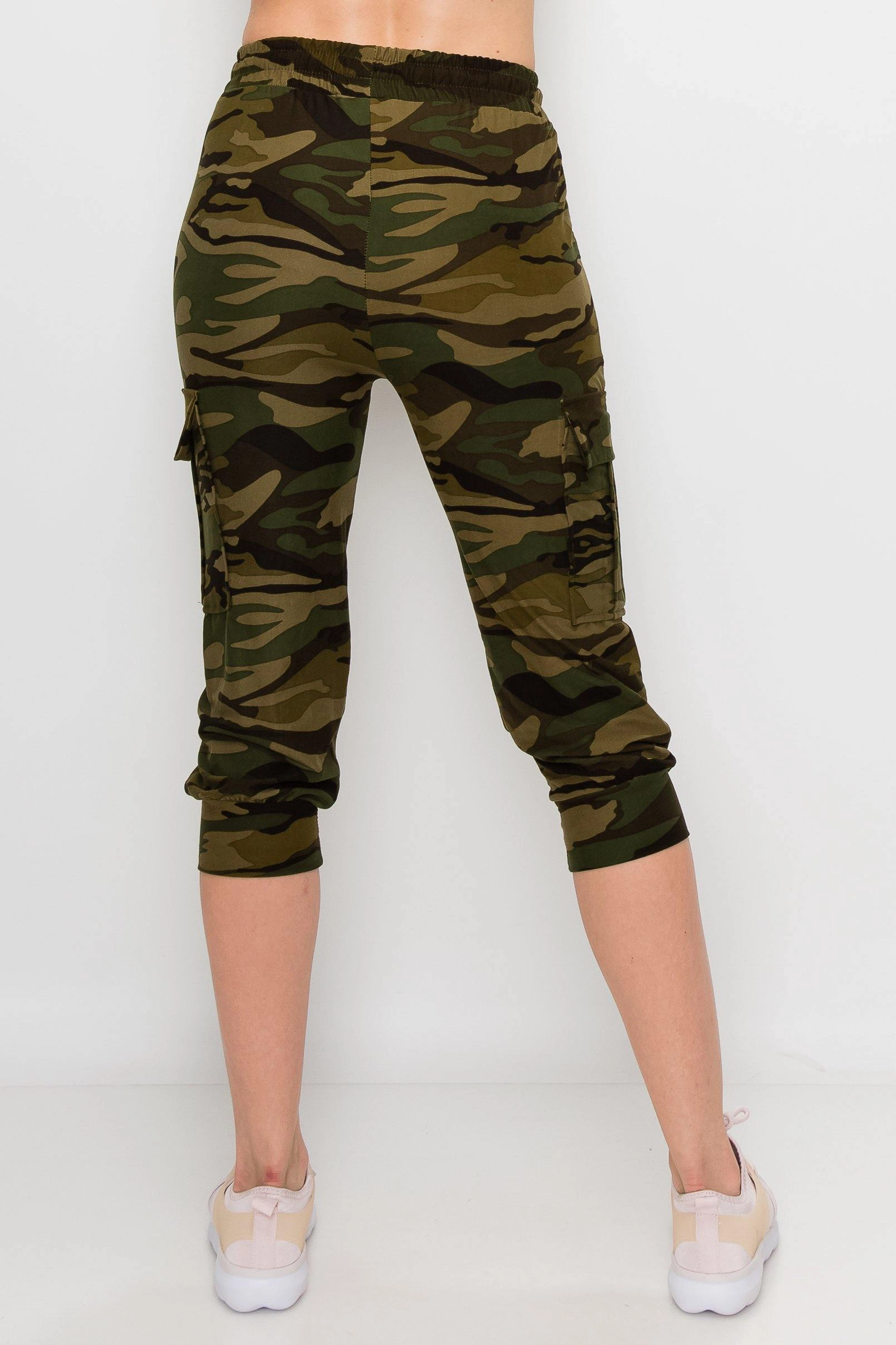 Print Design Capri Cargo Joggers