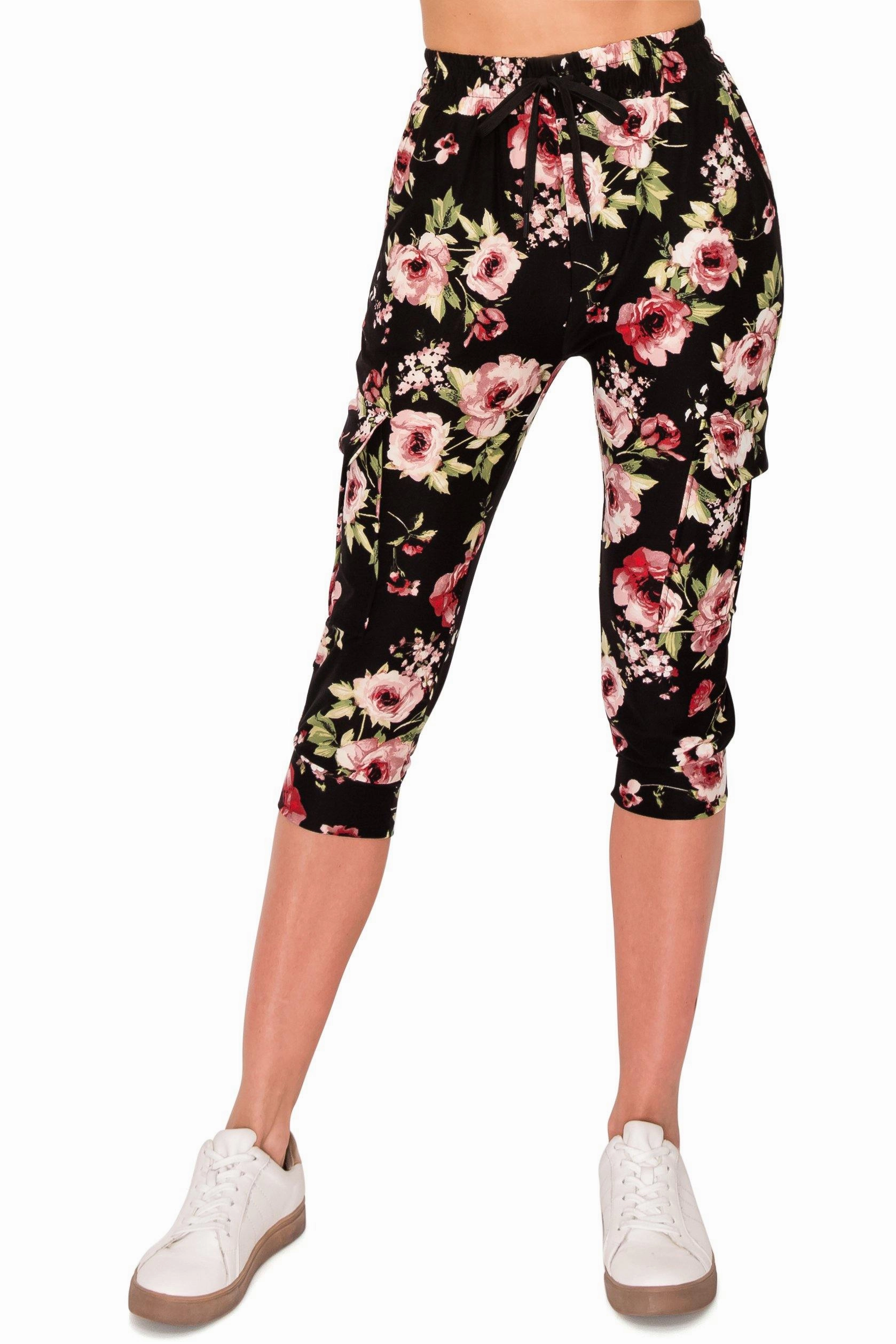 Print Design Capri Cargo Joggers