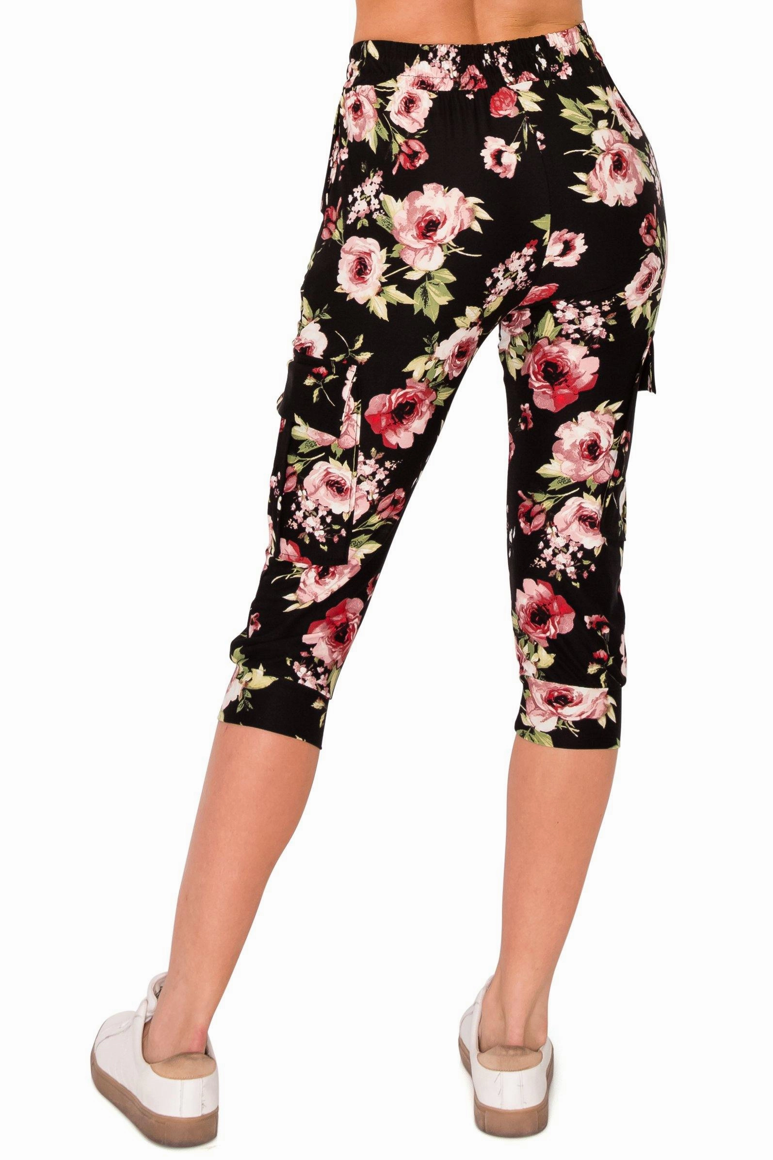 Print Design Capri Cargo Joggers
