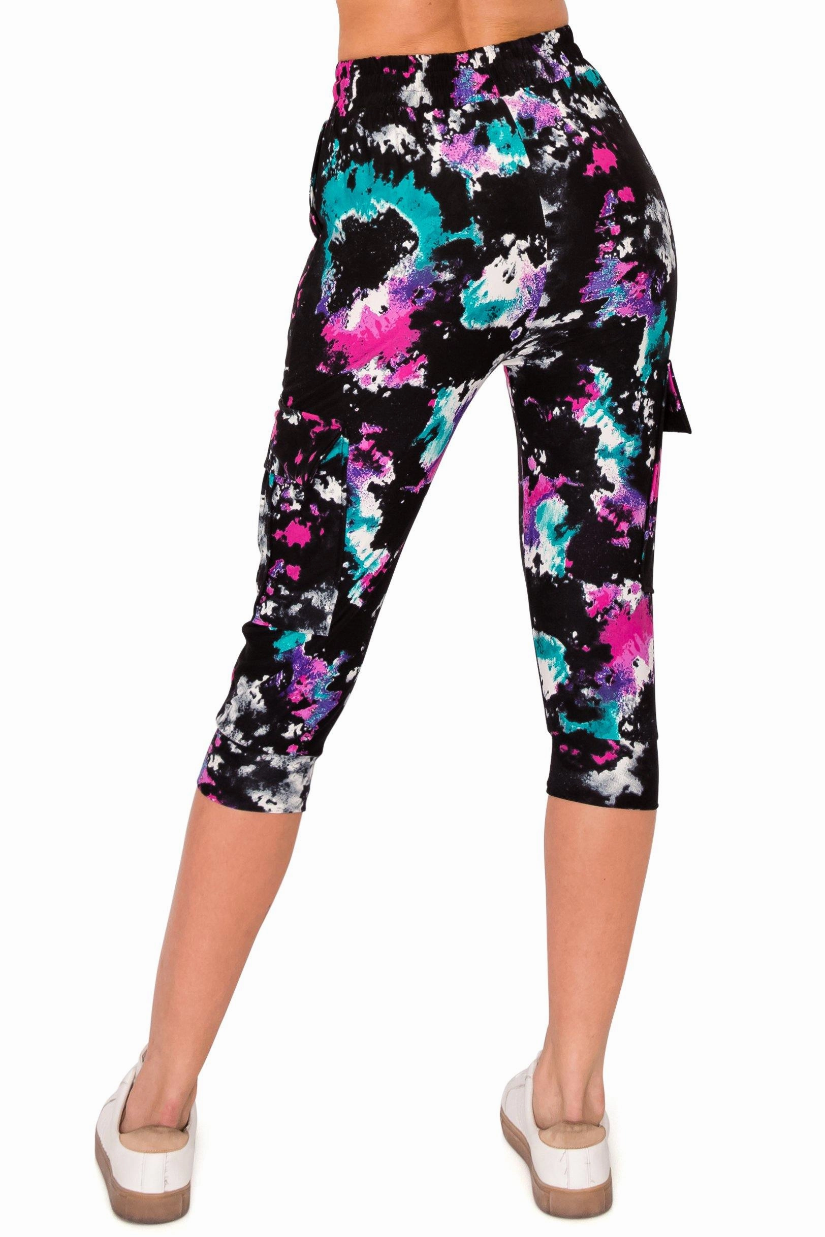 Print Design Capri Cargo Joggers