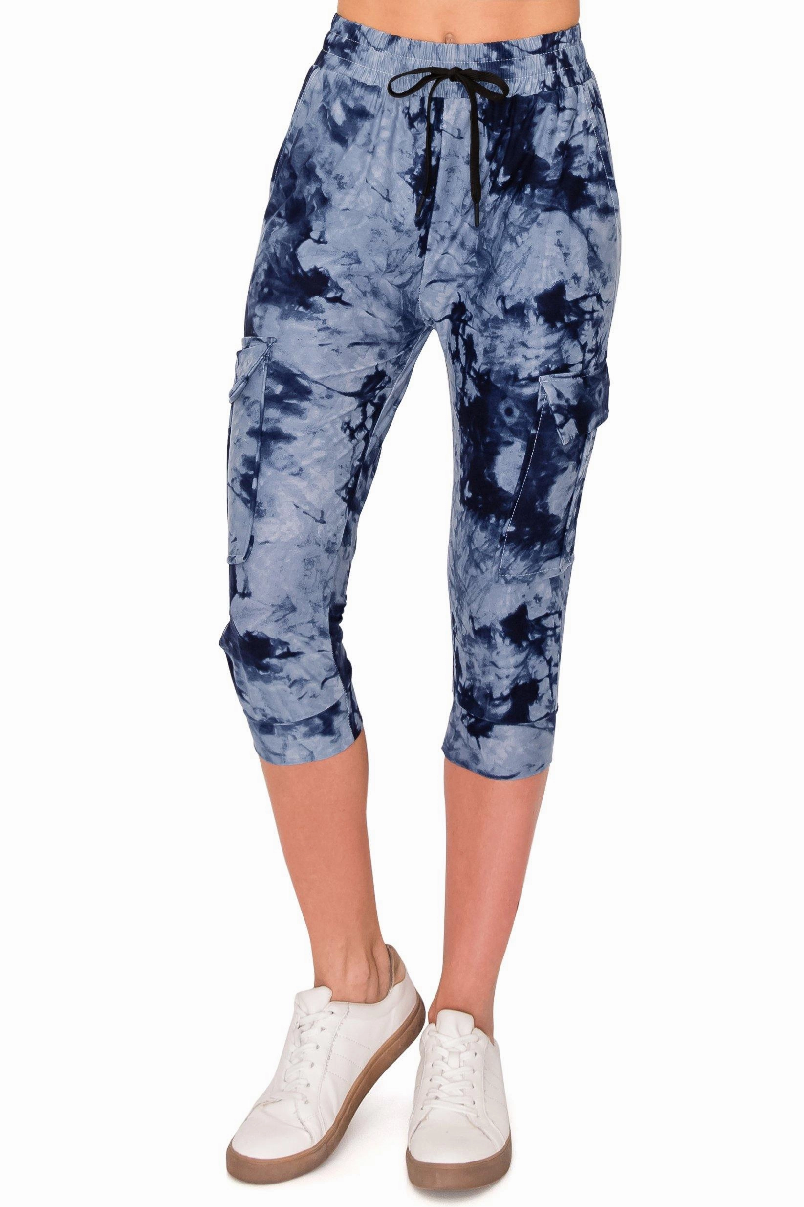 Print Design Capri Cargo Joggers