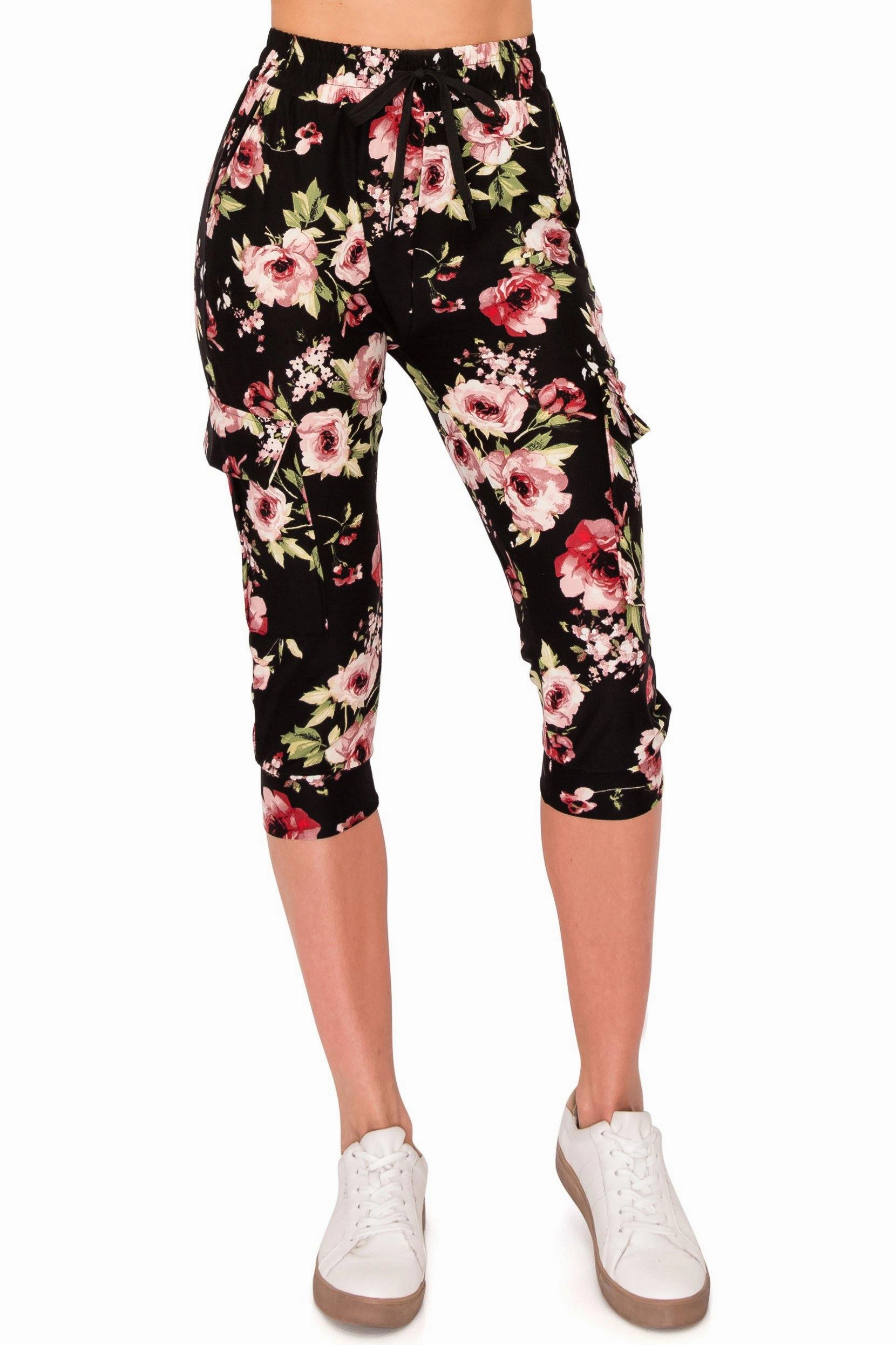 Print Design Capri Cargo Joggers