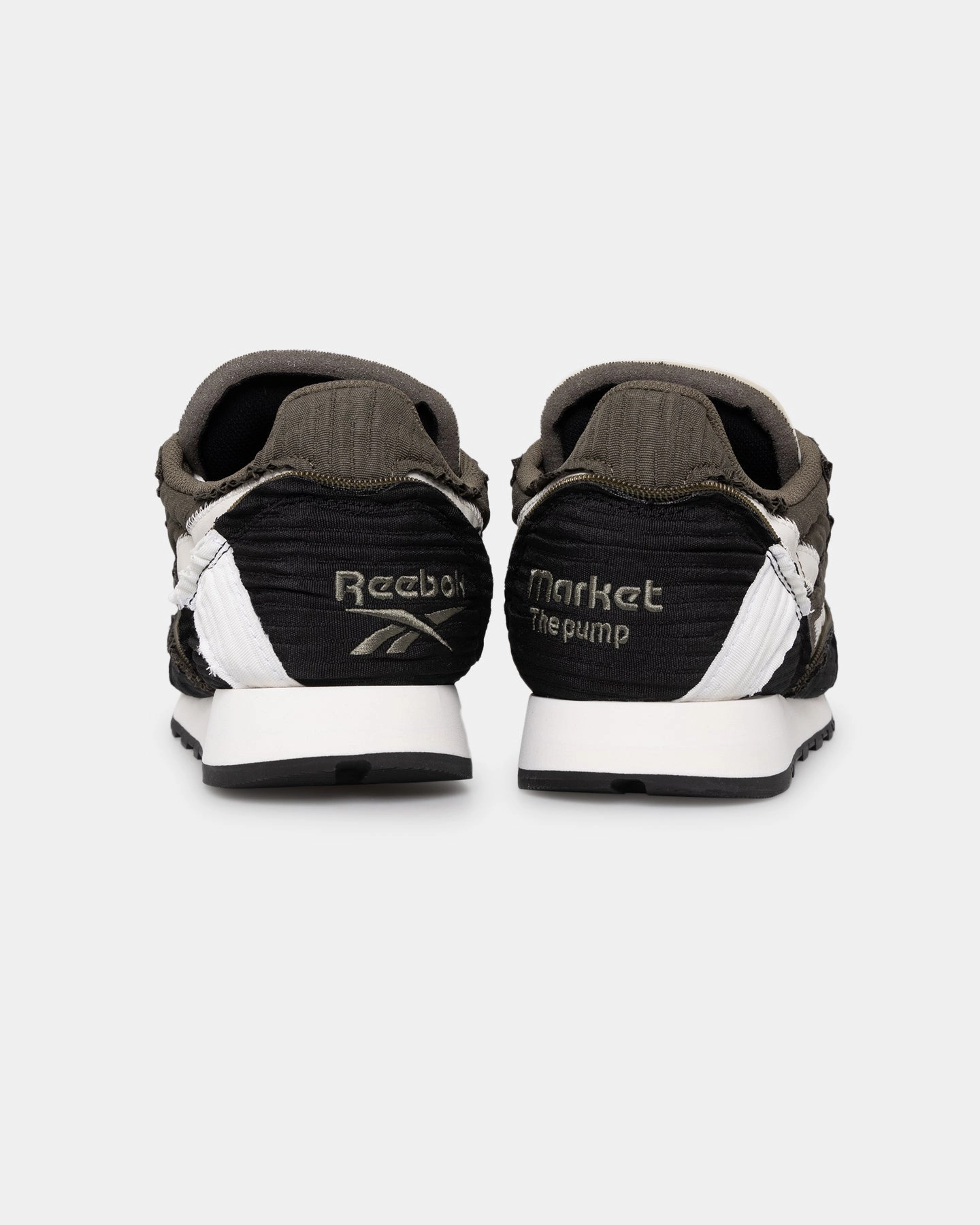 Reebok X MARKET Classic Leather Pump Army Green/Core Black