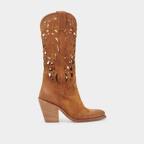 WAYLAN BOOTS CHESTNUT SUEDE