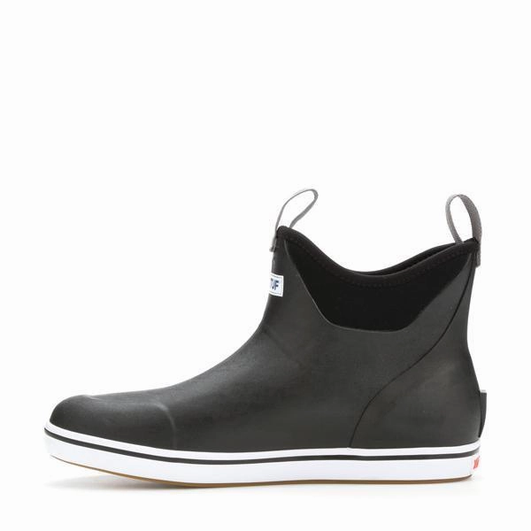 Xtratuf Men's 6" Ankle Deck Boots Black